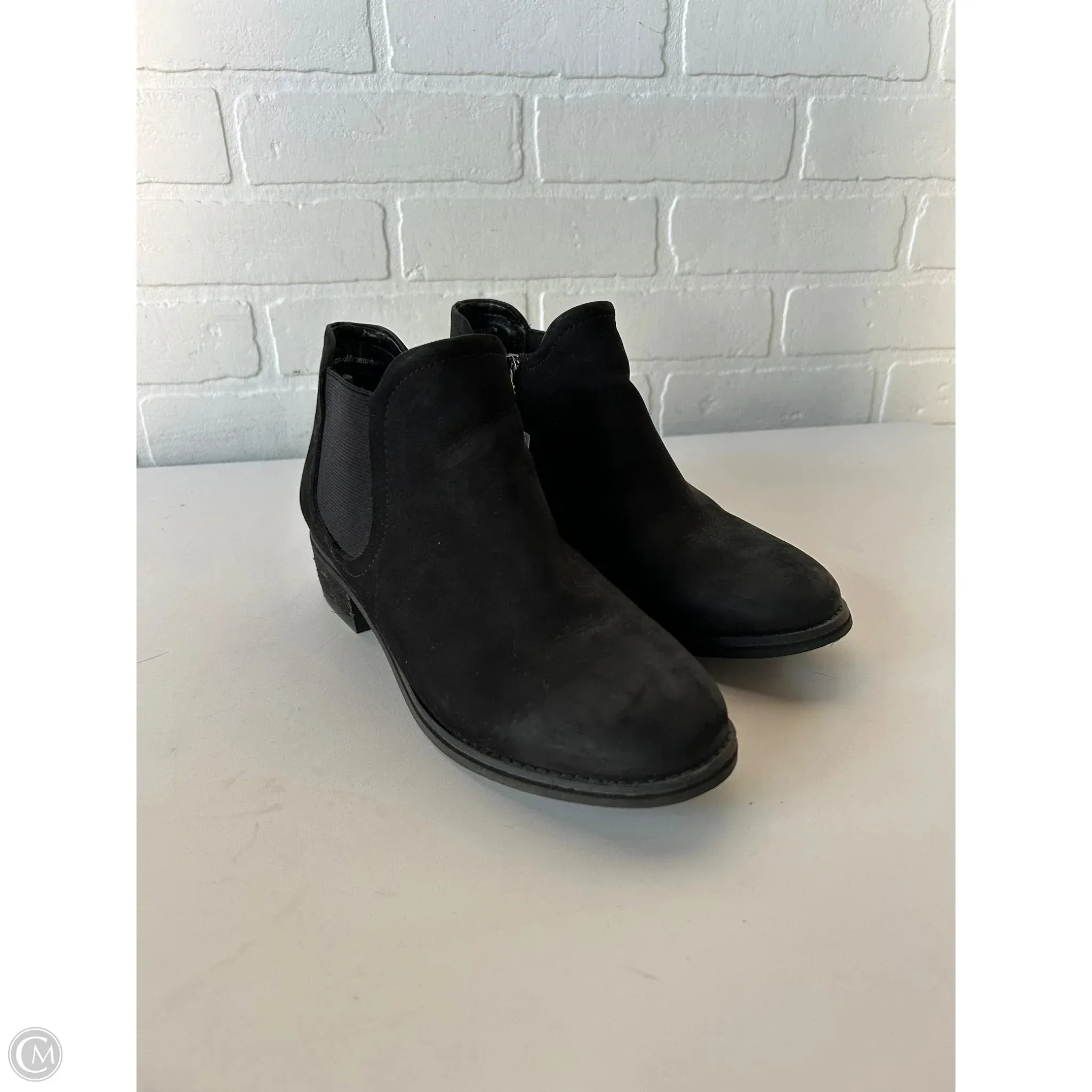 Boots Ankle Heels By Blondo In Black, Size: 7.5