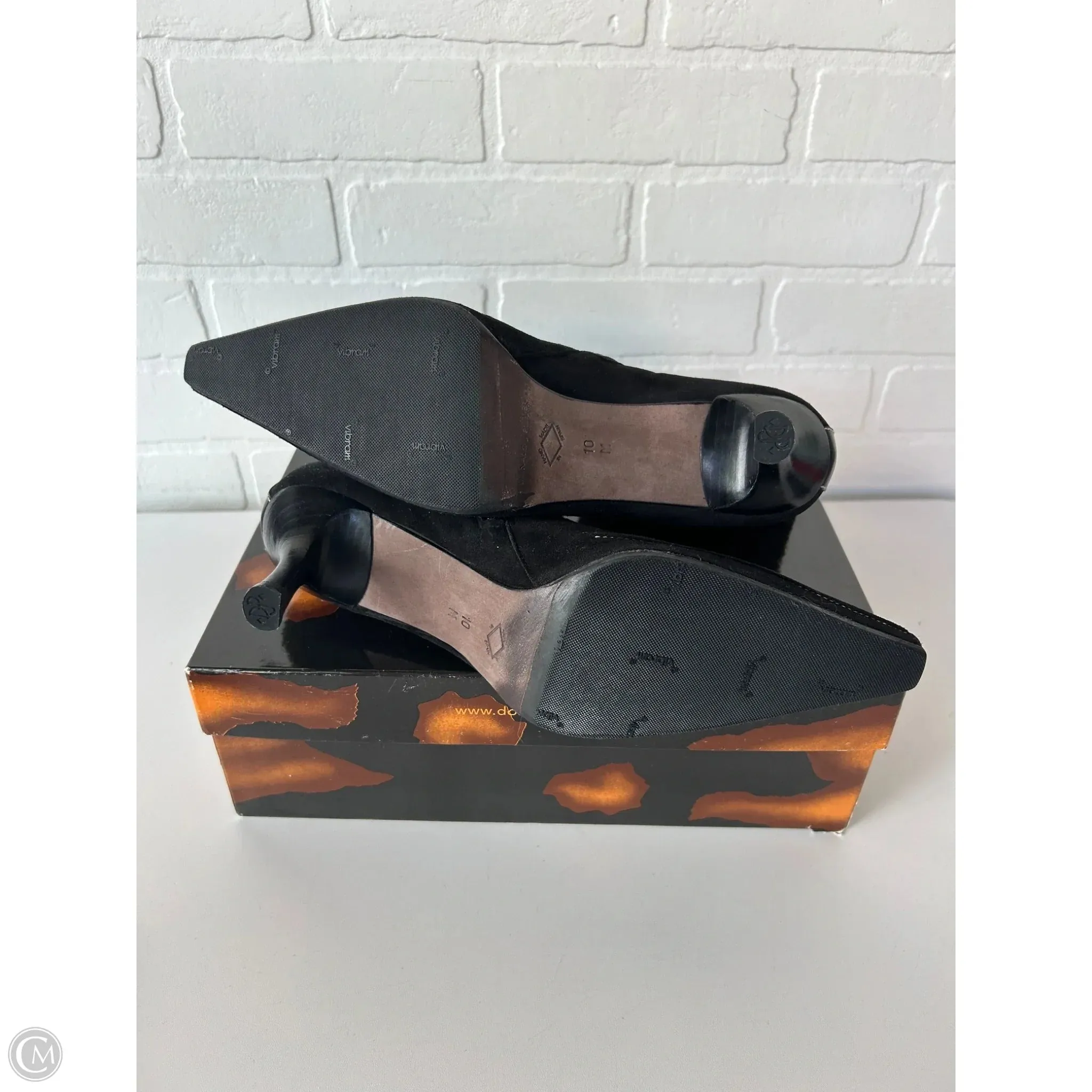 Boots Ankle Heels By Donald Pliner In Black, Size: 10