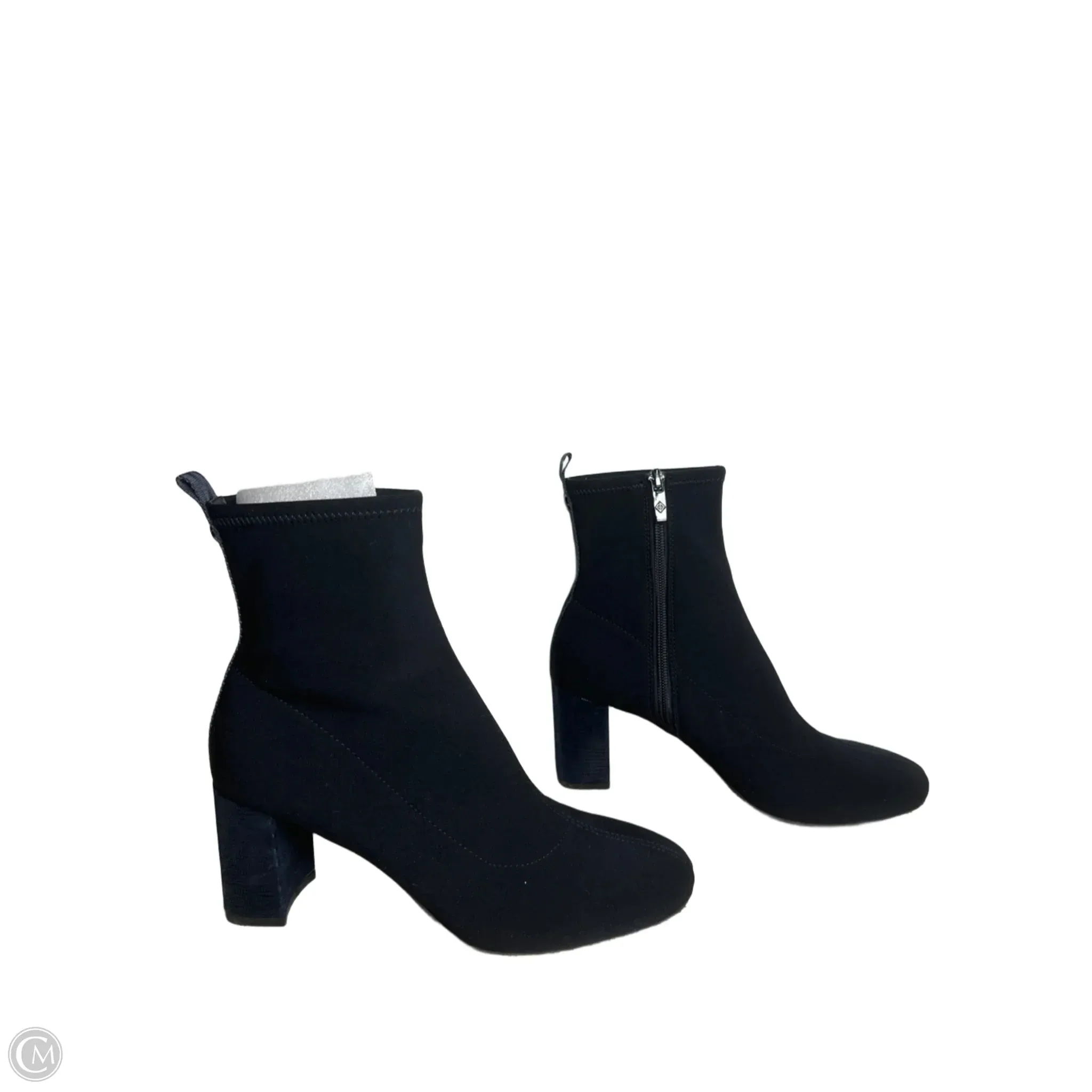 Boots Ankle Heels By Donald Pliner In Navy, Size: 8