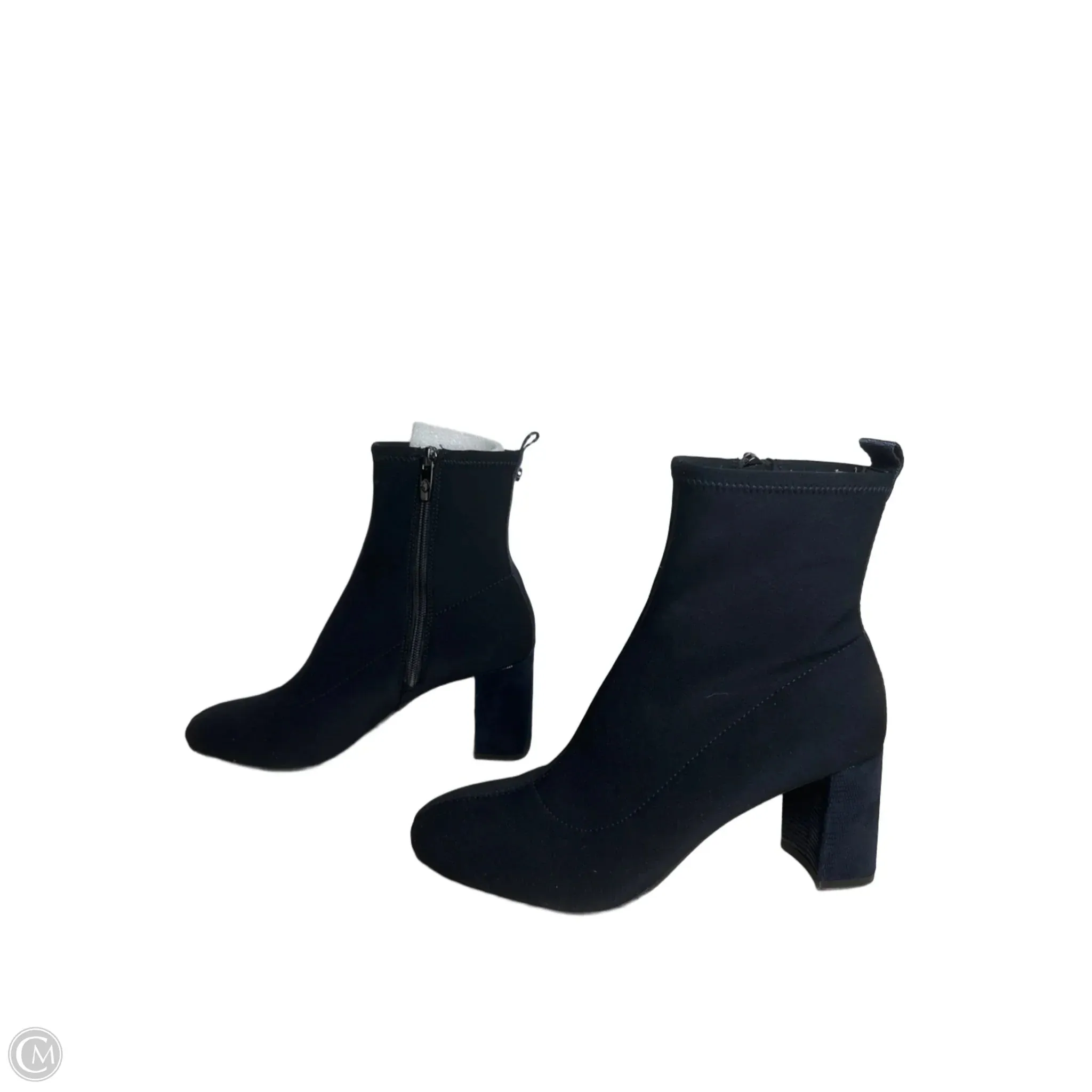 Boots Ankle Heels By Donald Pliner In Navy, Size: 8