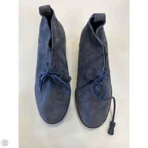 Boots Ankle Heels By Hush Puppies In Blue, Size: 7