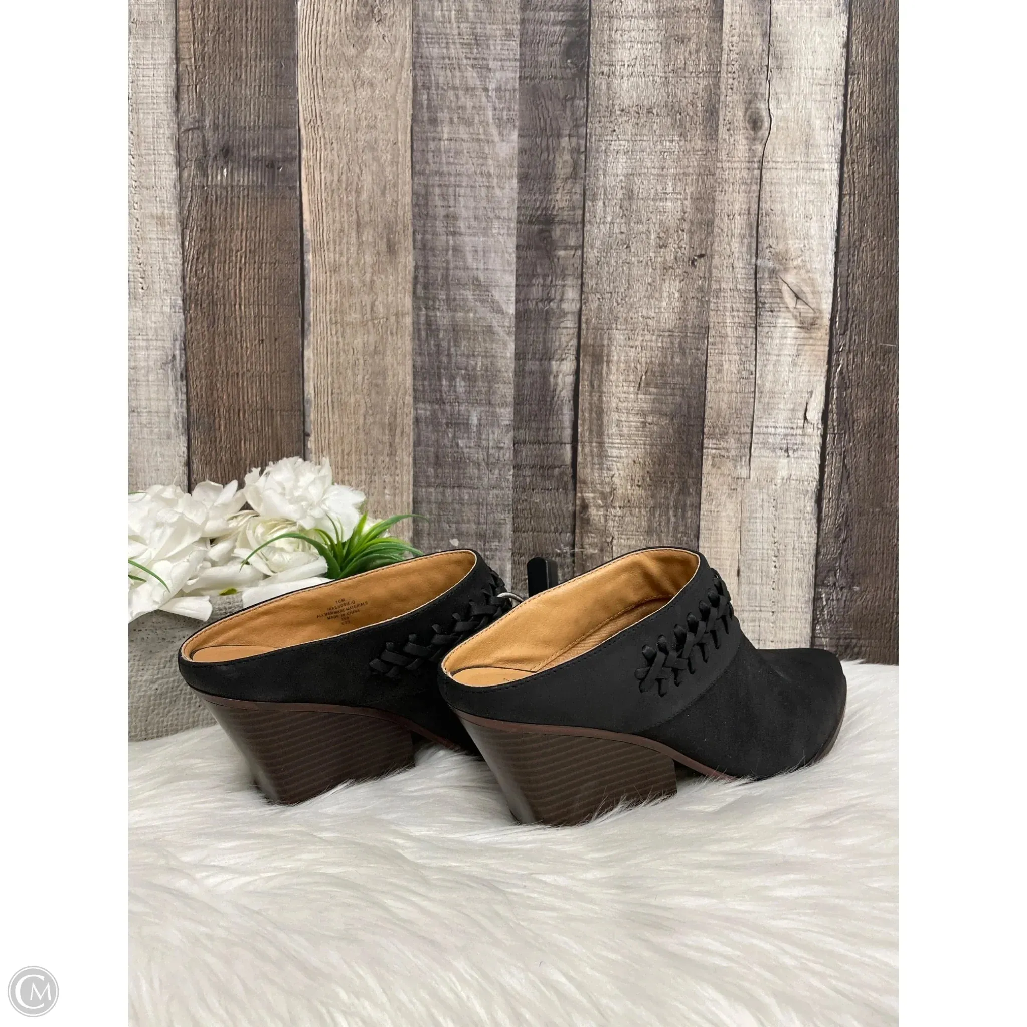 Boots Ankle Heels By Indigo Rd In Black, Size: 10