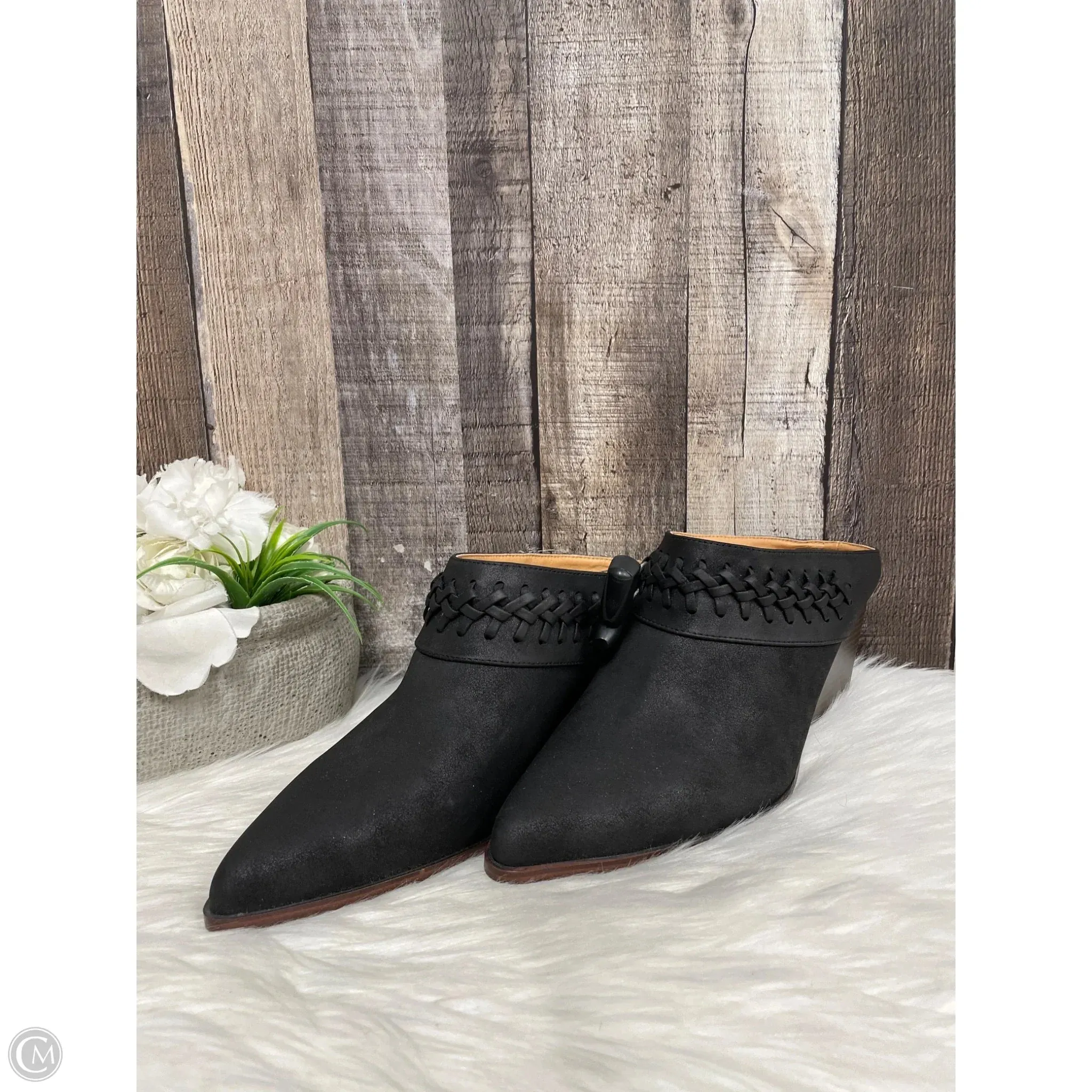 Boots Ankle Heels By Indigo Rd In Black, Size: 10