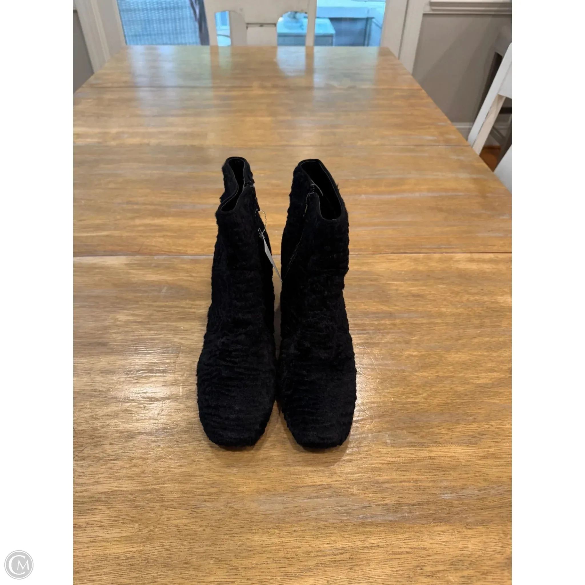 Boots Ankle Heels By Nine West In Black, Size: 9