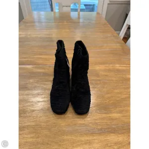 Boots Ankle Heels By Nine West In Black, Size: 9