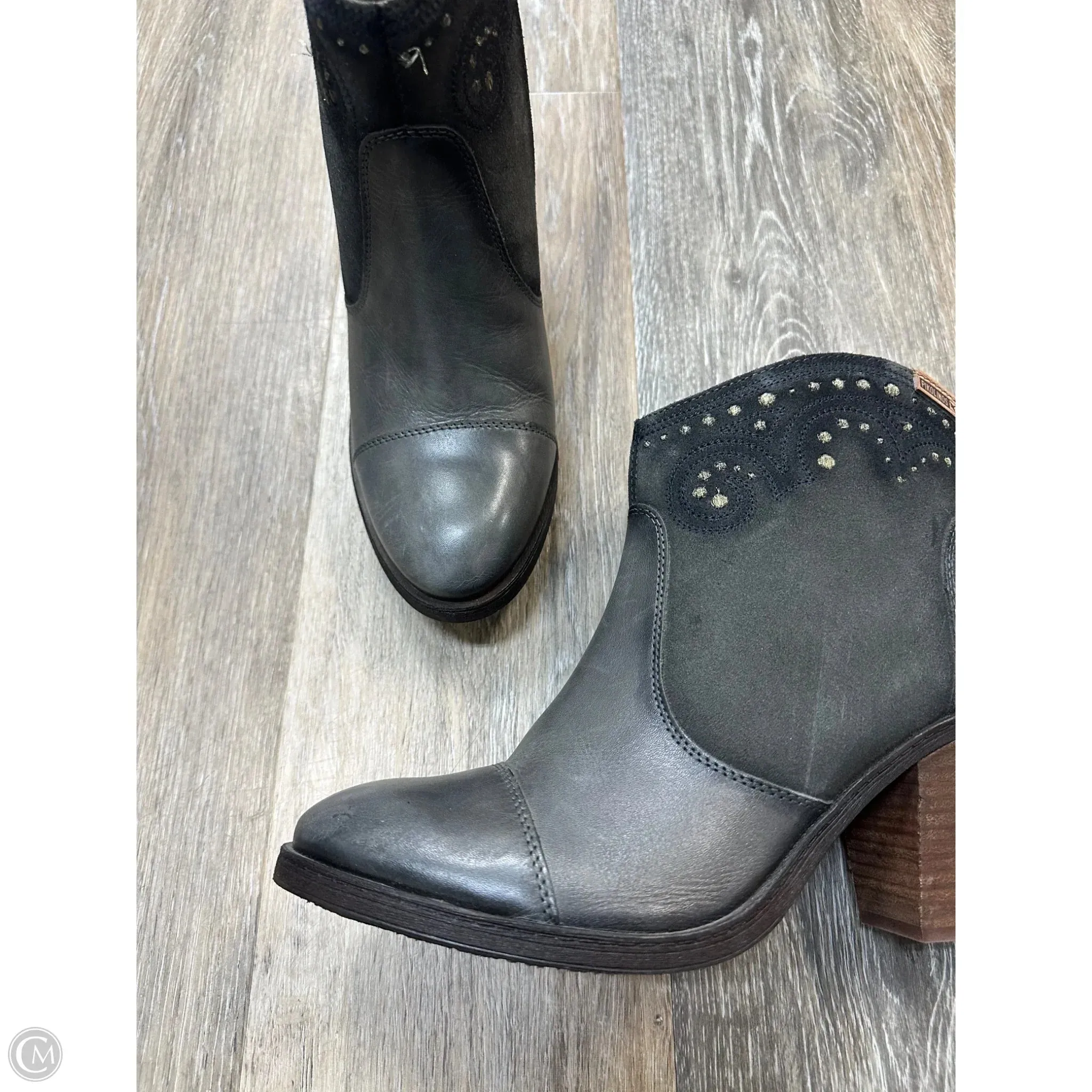 Boots Ankle Heels By Pikolinos In Grey, Size: 11