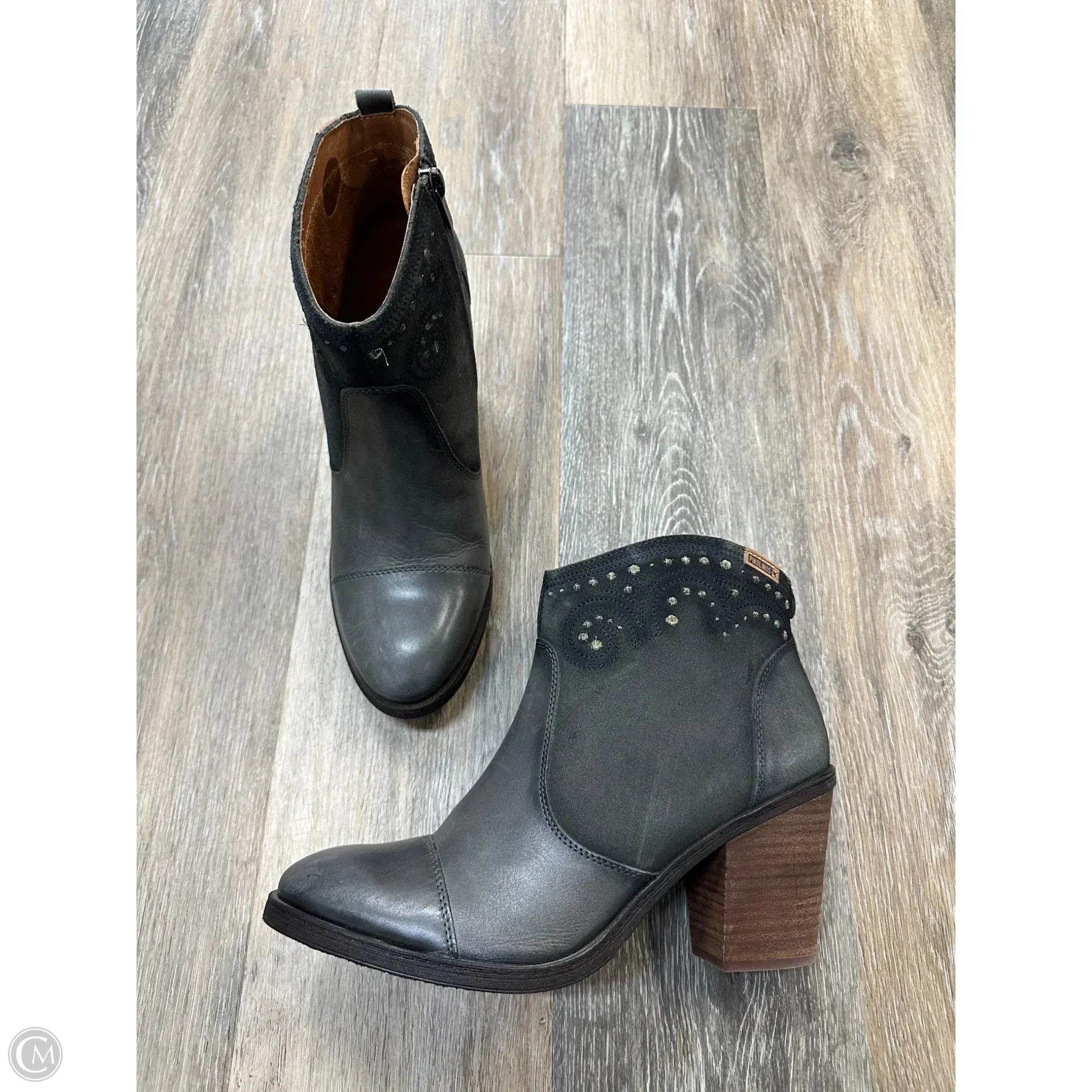 Boots Ankle Heels By Pikolinos In Grey, Size: 11