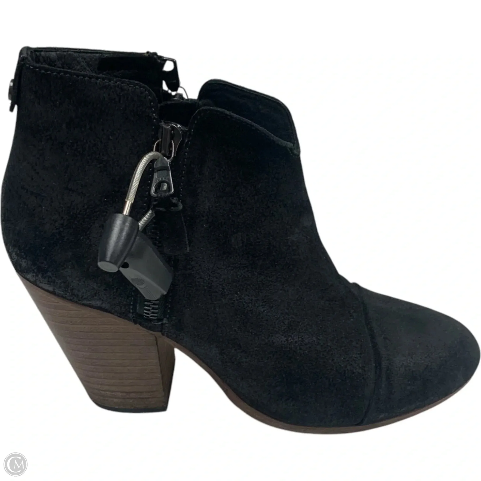 Boots Ankle Heels By Rag And Bone In Black, Size: 7.5