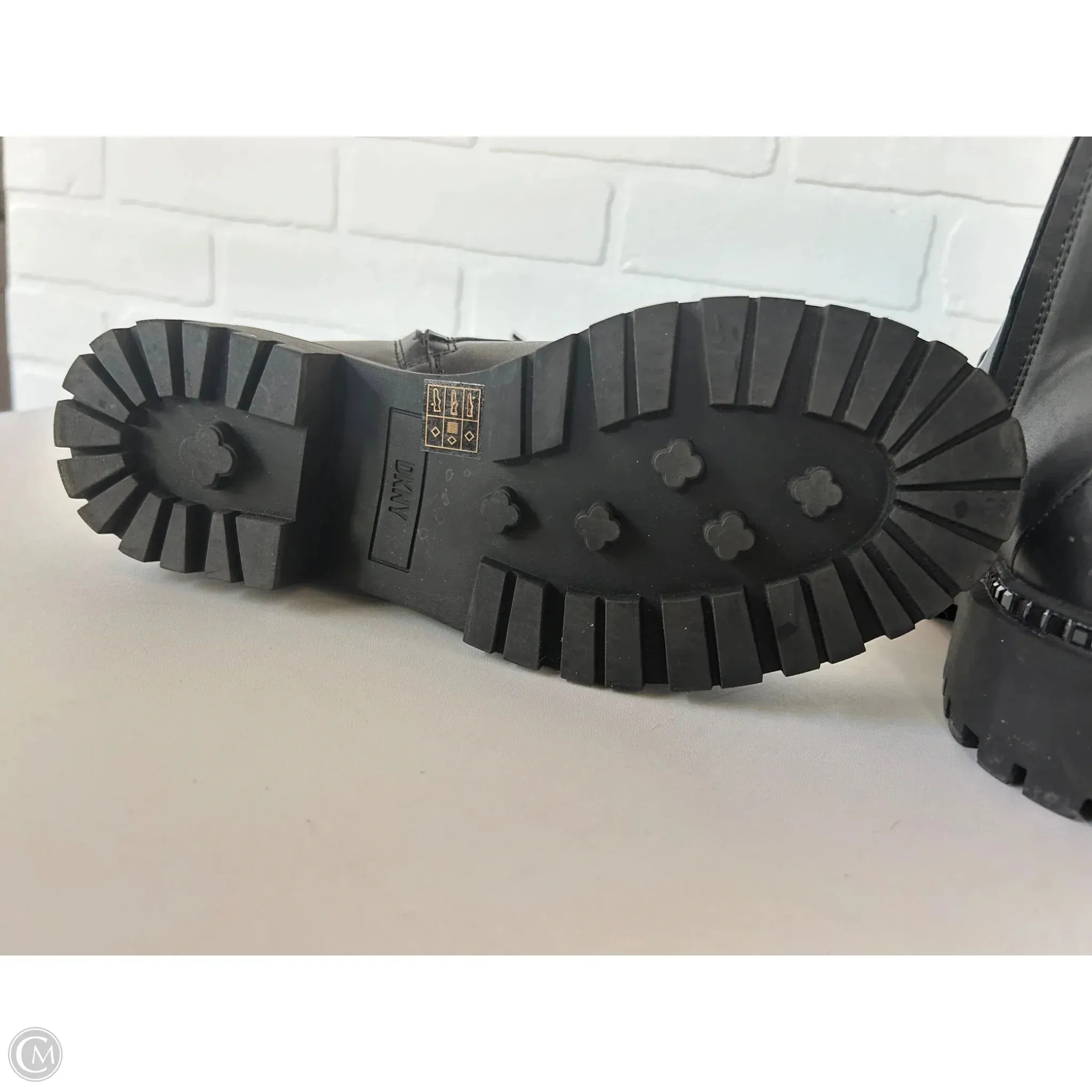 Boots Combat By Dkny In Black, Size: 8