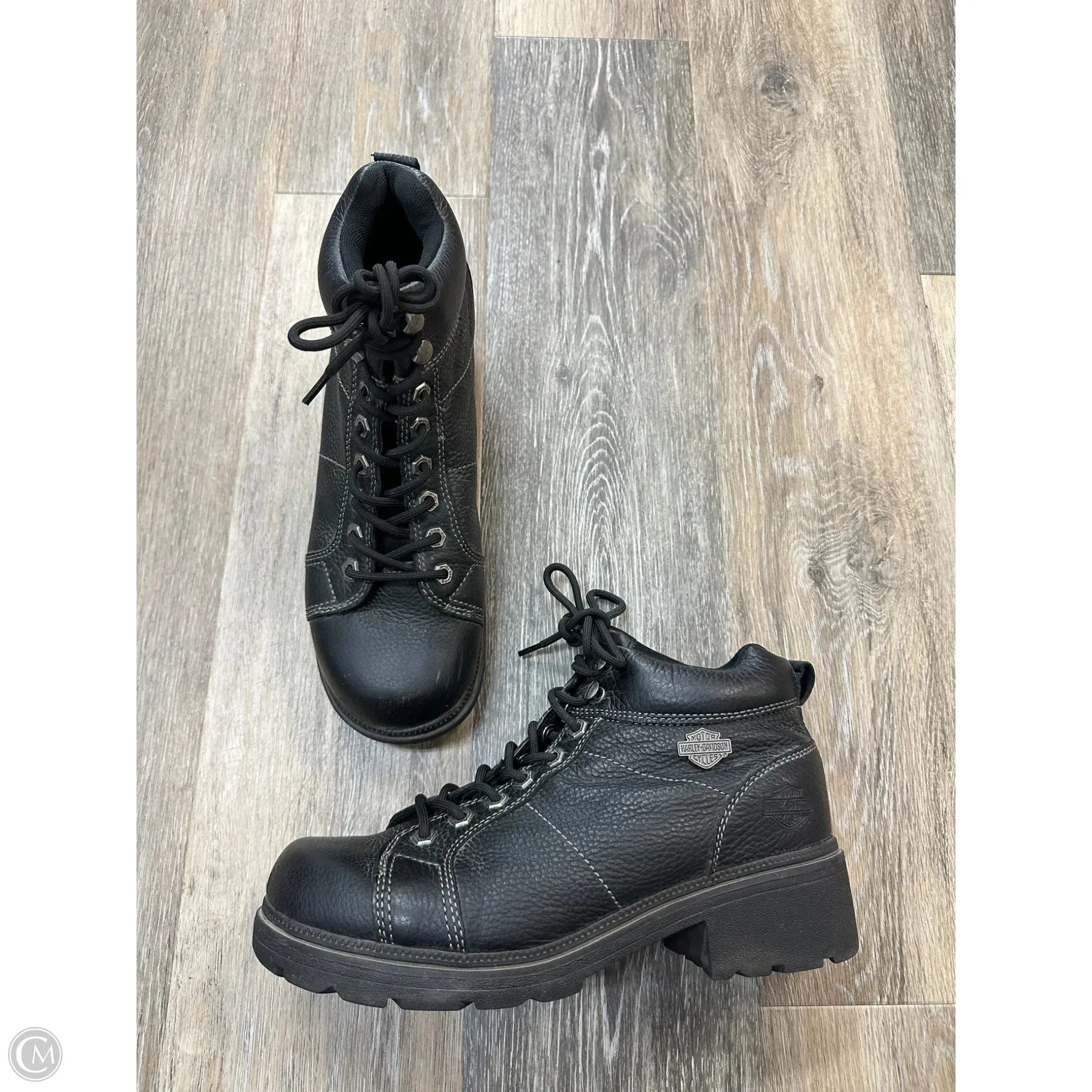 Boots Combat By Harley Davidson In Black, Size: 11
