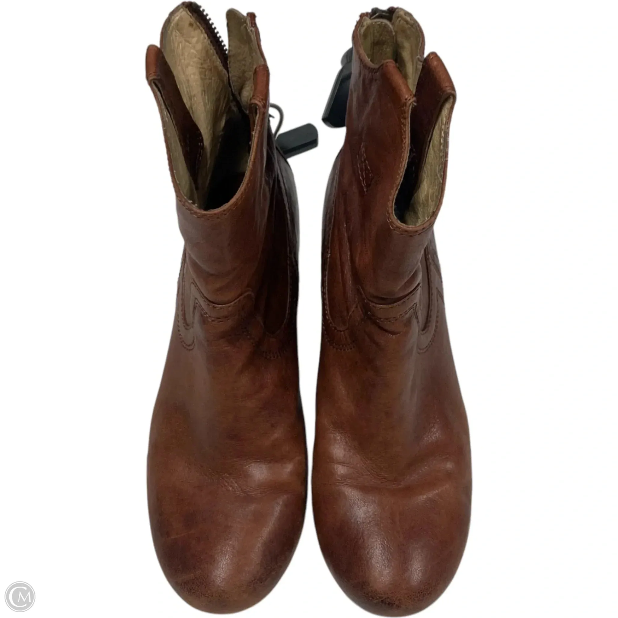 Boots Designer By Frye In Brown, Size: 8