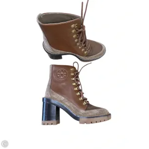 Boots Designer By Tory Burch In Brown, Size: 6