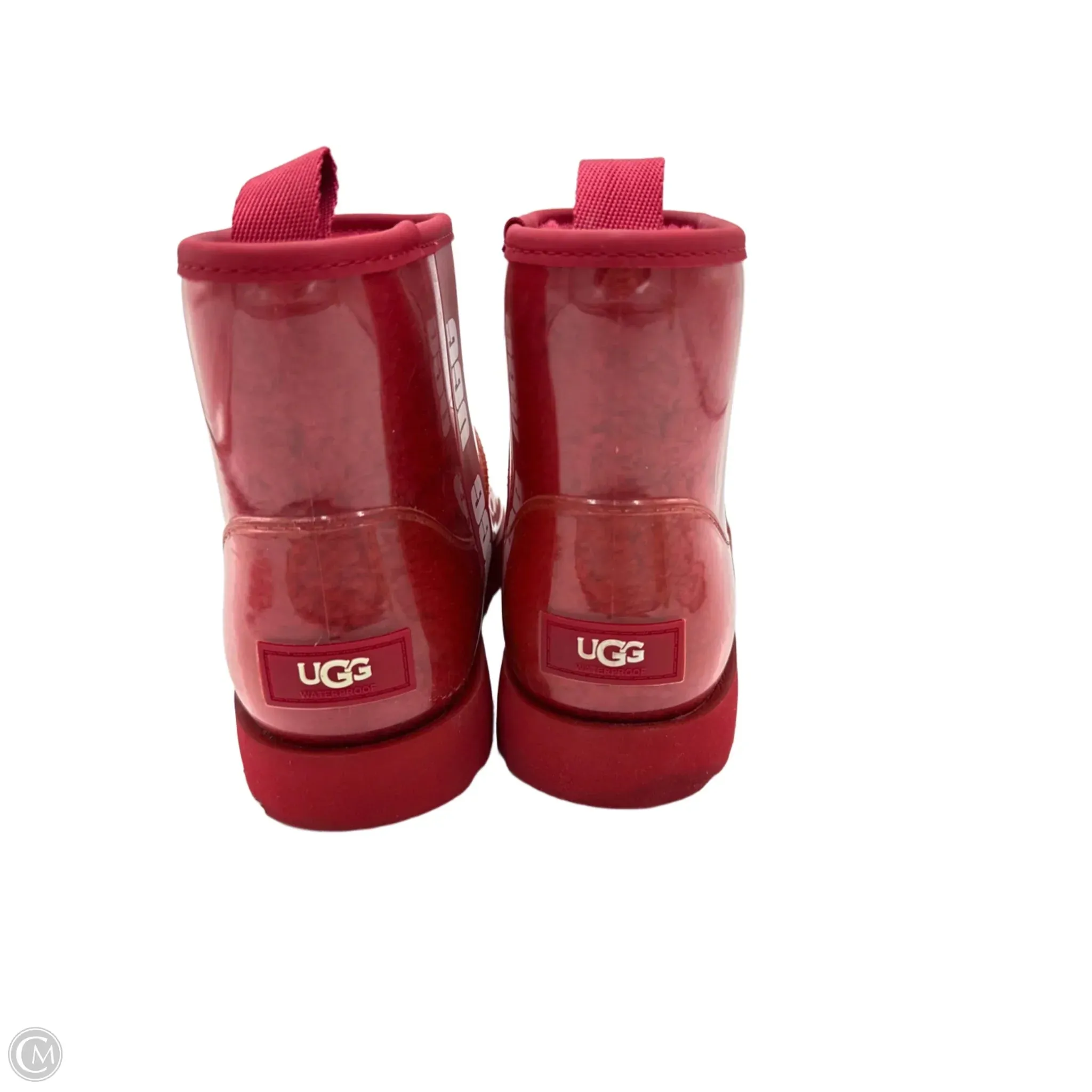Boots Designer By Ugg In Red, Size: 7