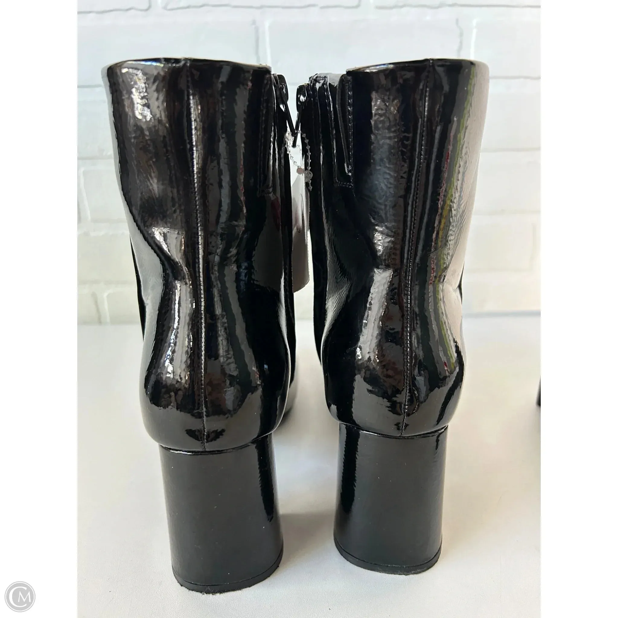 Boots Mid-calf Heels By Sugar In Black, Size: 8