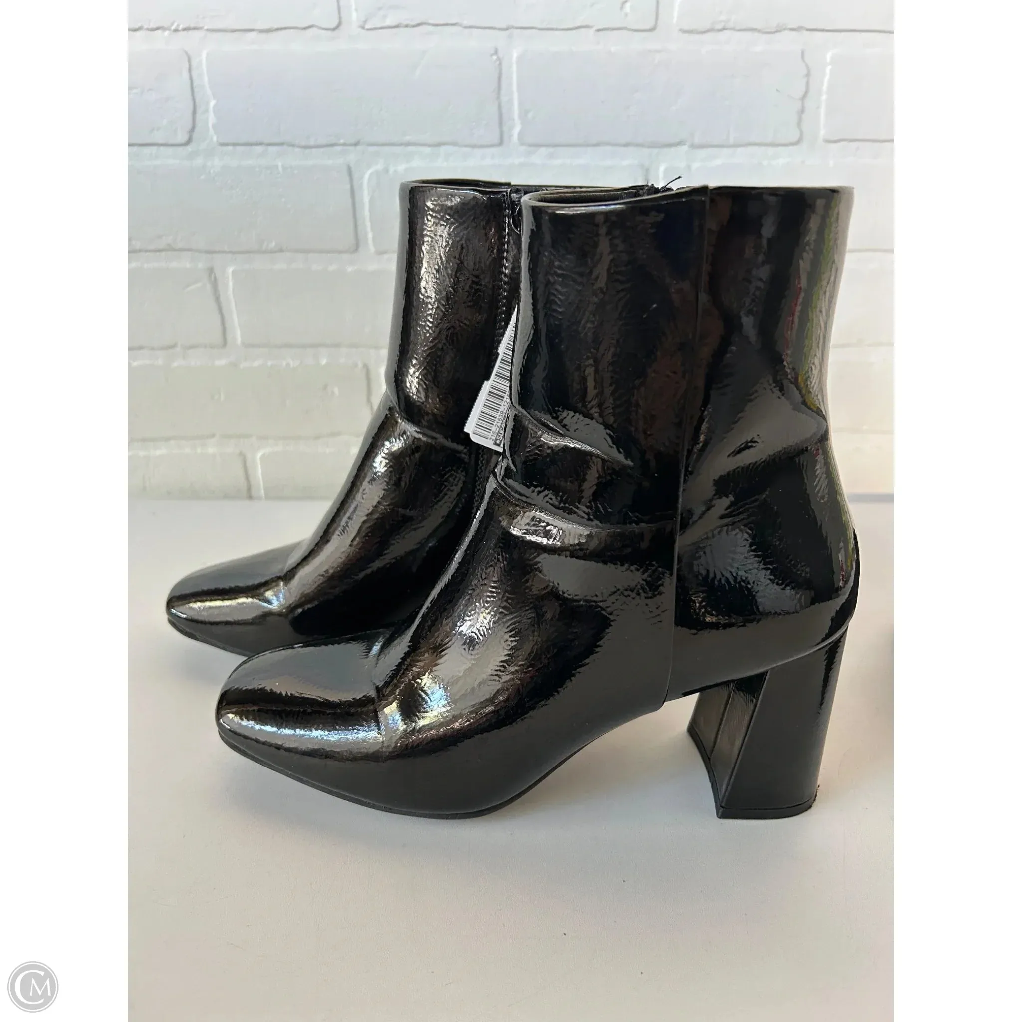 Boots Mid-calf Heels By Sugar In Black, Size: 8