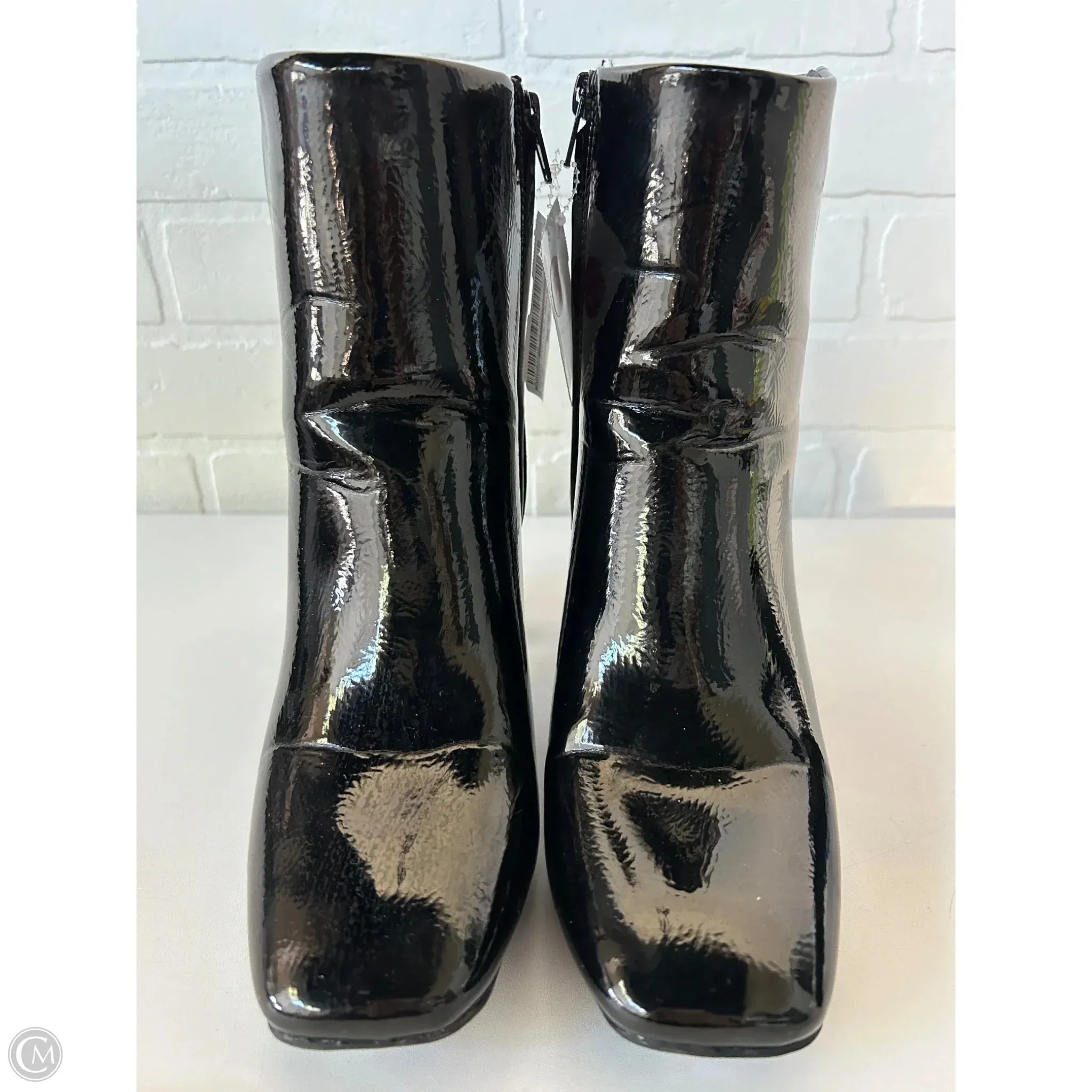 Boots Mid-calf Heels By Sugar In Black, Size: 8