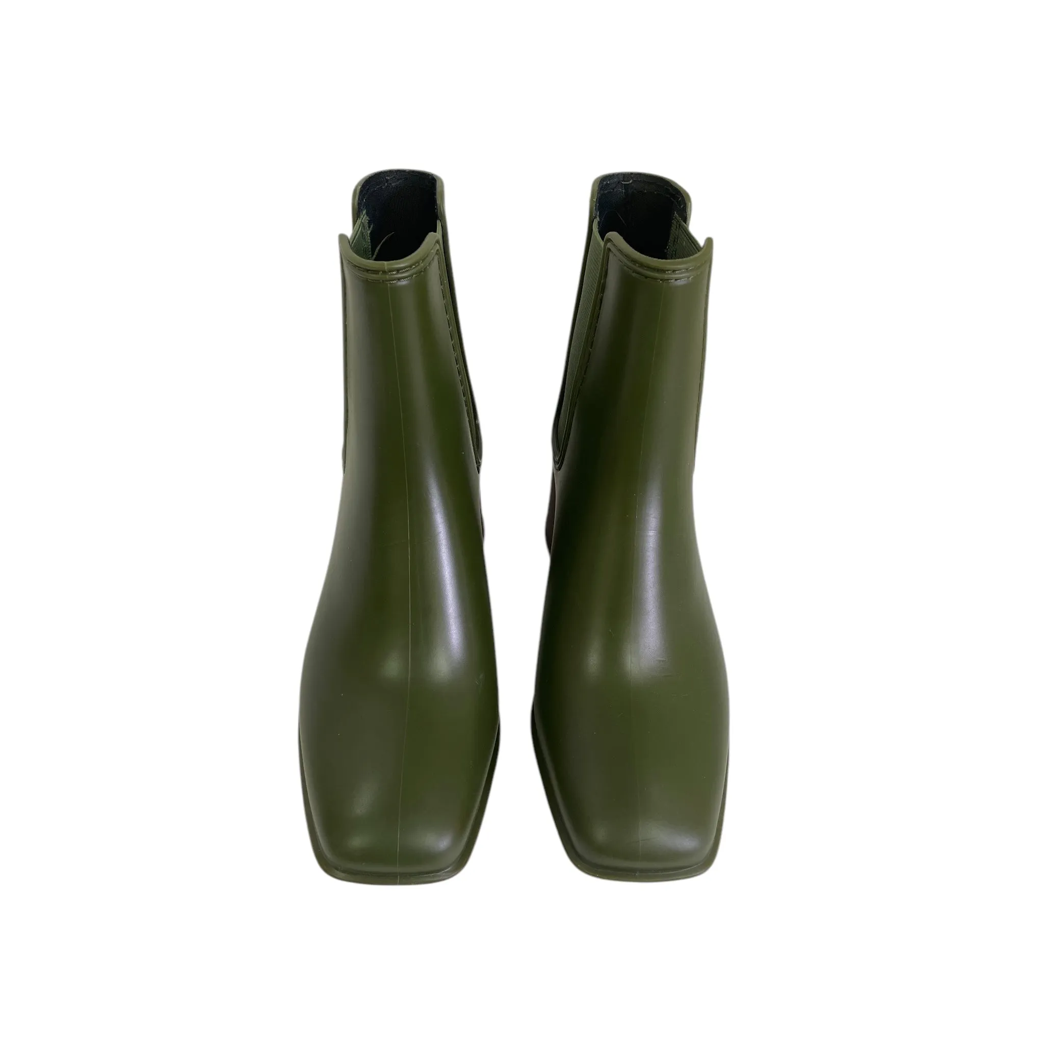 Boots Rain By Jeffery Campbell In Green, Size:6
