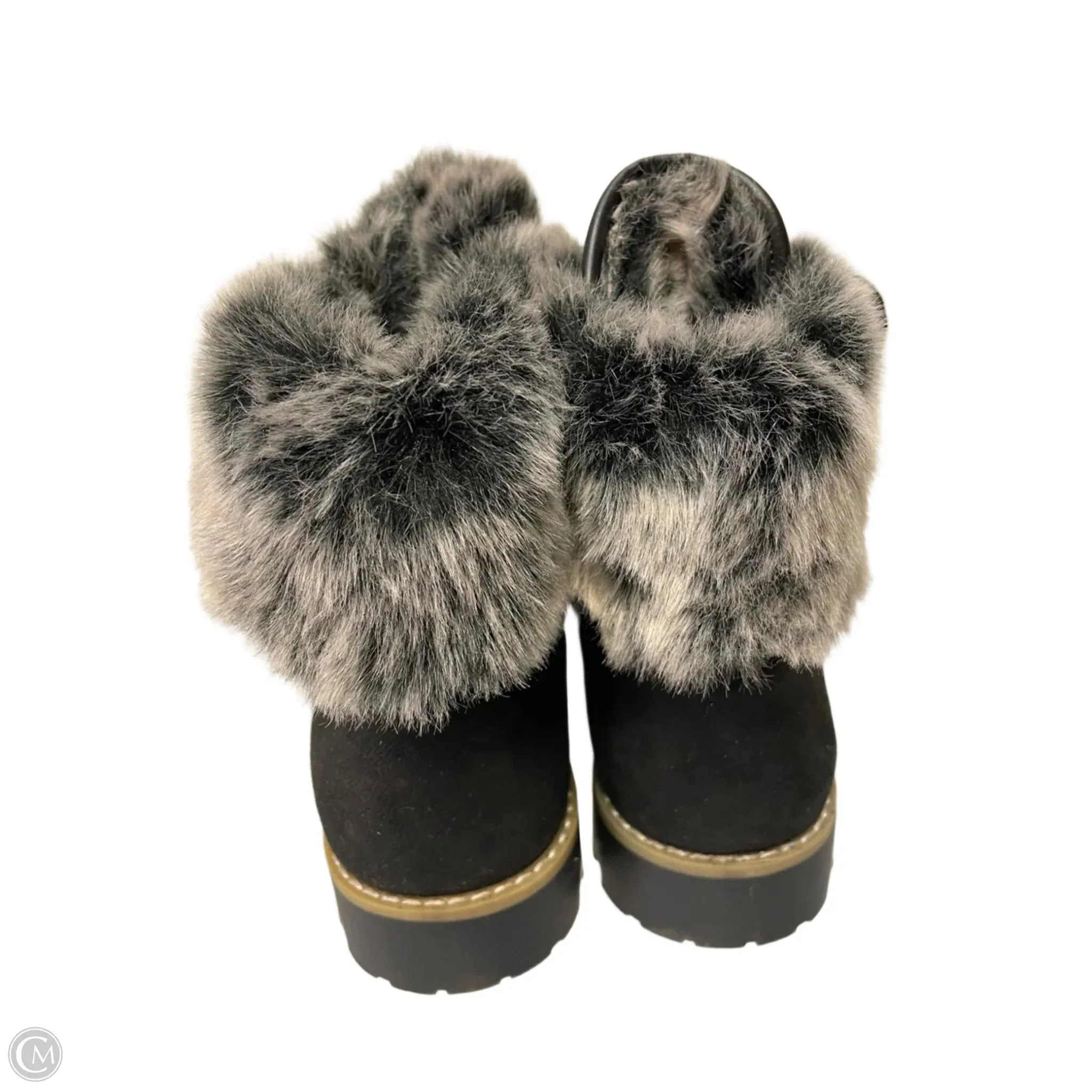 Boots Snow By White Mountain In Black & Grey, Size: 9.5