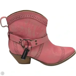 Boots Western By Dingo In Pink, Size: 9