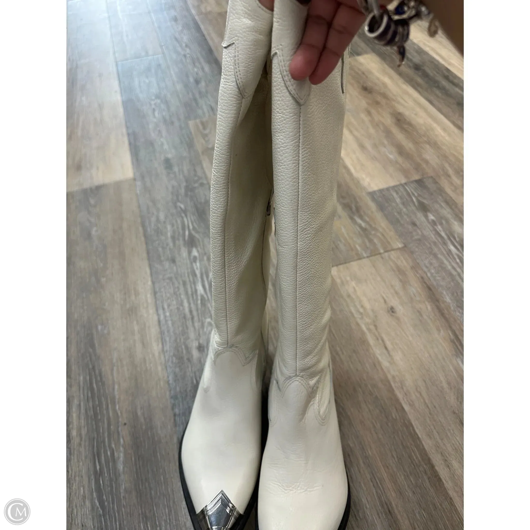 Boots Western By Dolce Vita In Cream, Size: 10