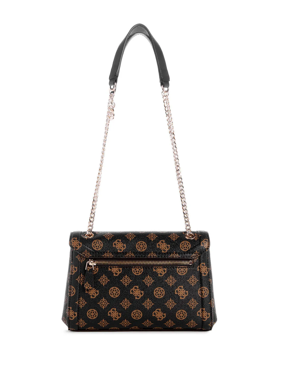 Brown Logo Noelle Convertible Crossbody Bag Guess