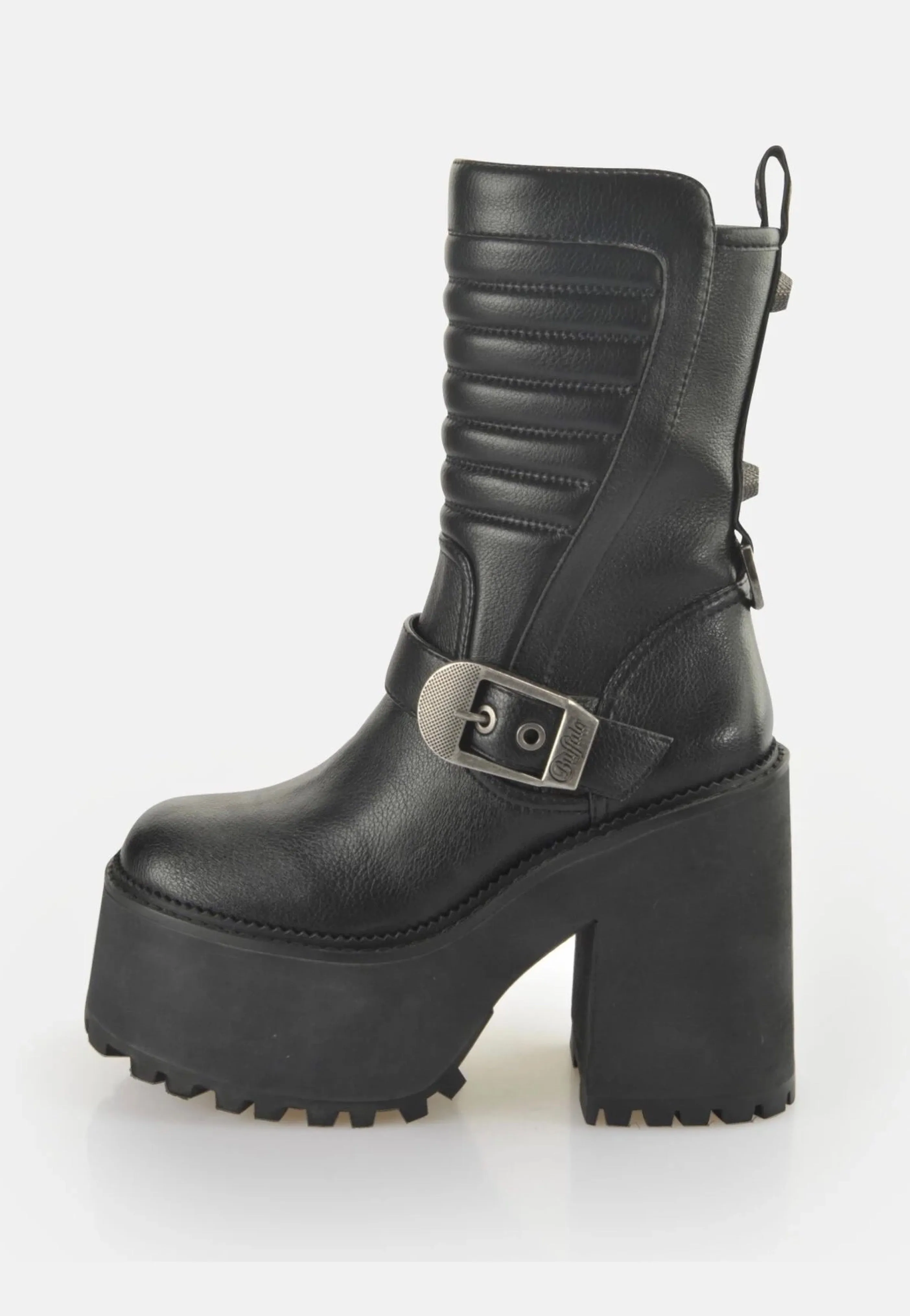 Buffalo - Killah Bike Zip Vegan Nappa Black - Girl Shoes