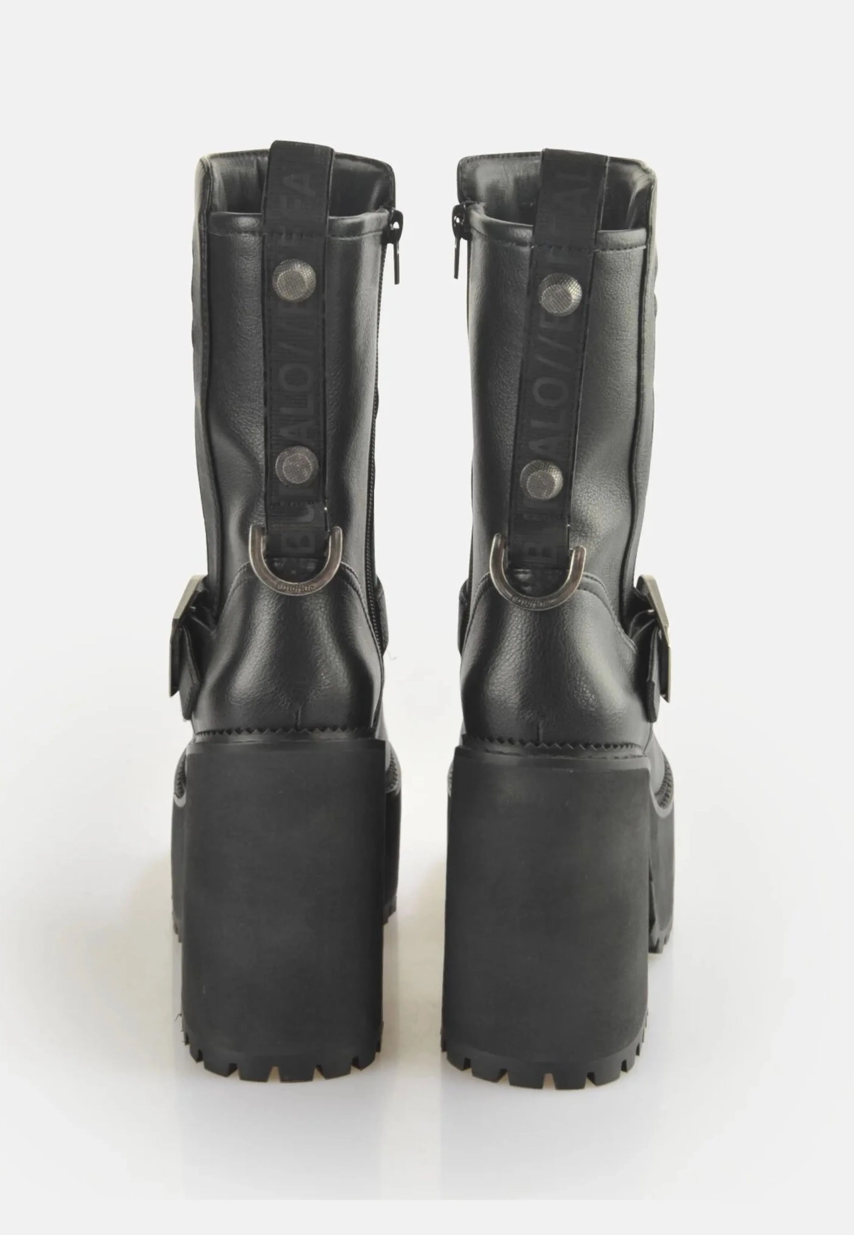 Buffalo - Killah Bike Zip Vegan Nappa Black - Girl Shoes