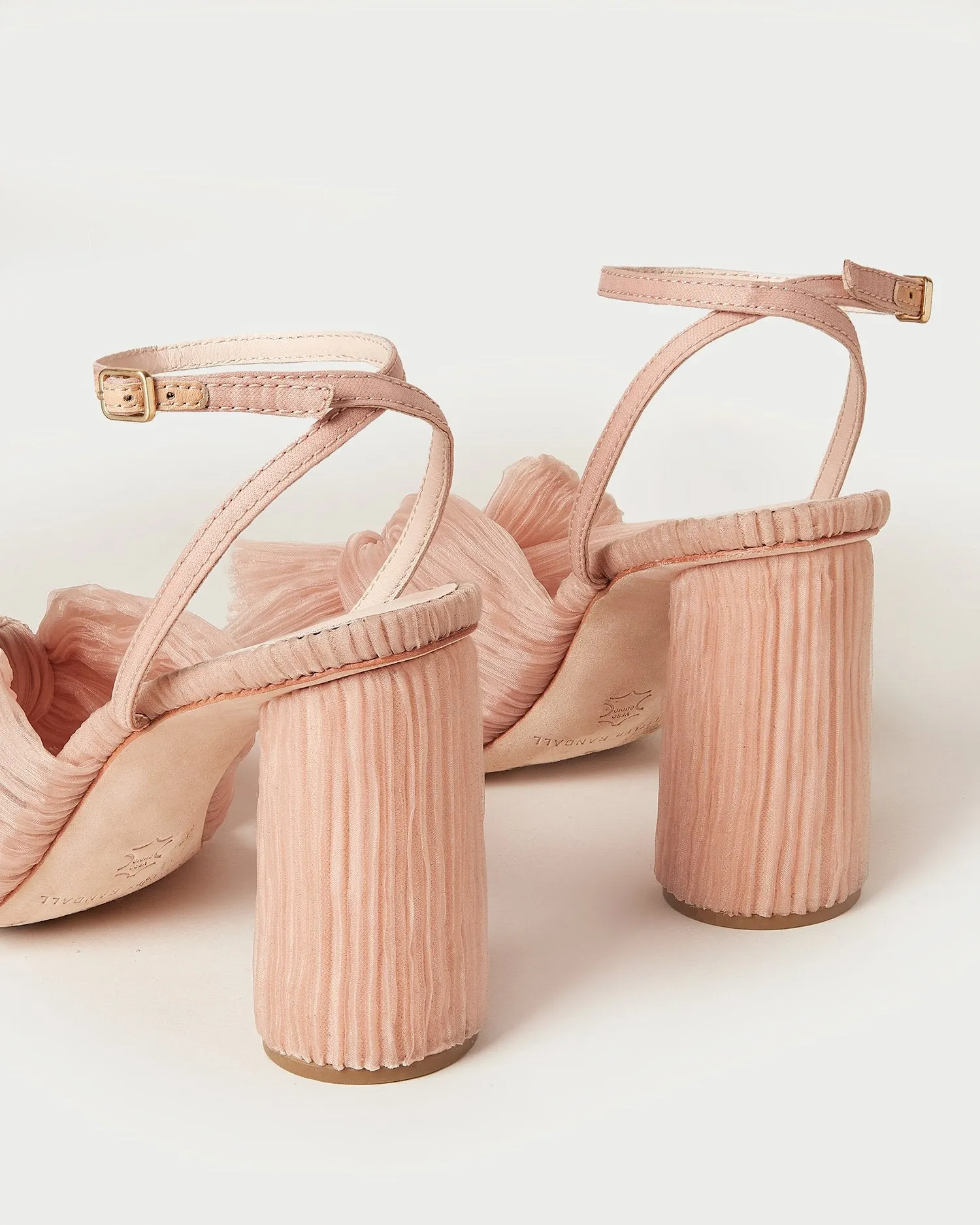 Camellia Beauty Pleated Bow Heel -LOEFFLER RANDALL