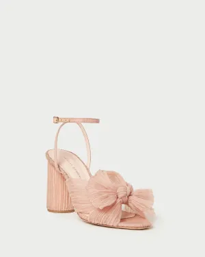 Camellia Beauty Pleated Bow Heel -LOEFFLER RANDALL