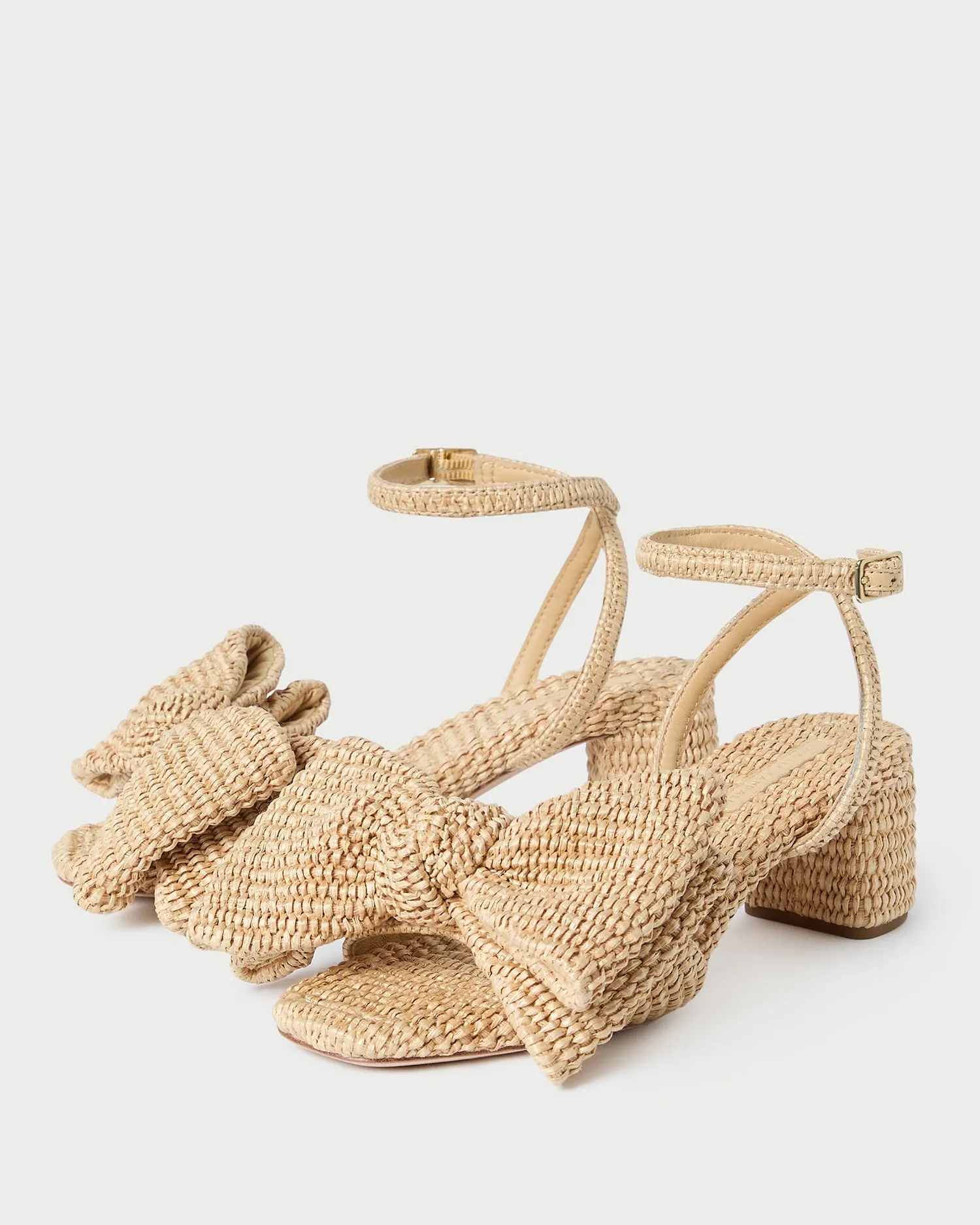 Carmen Natural Bow Sandal -LOEFFLER RANDALL
