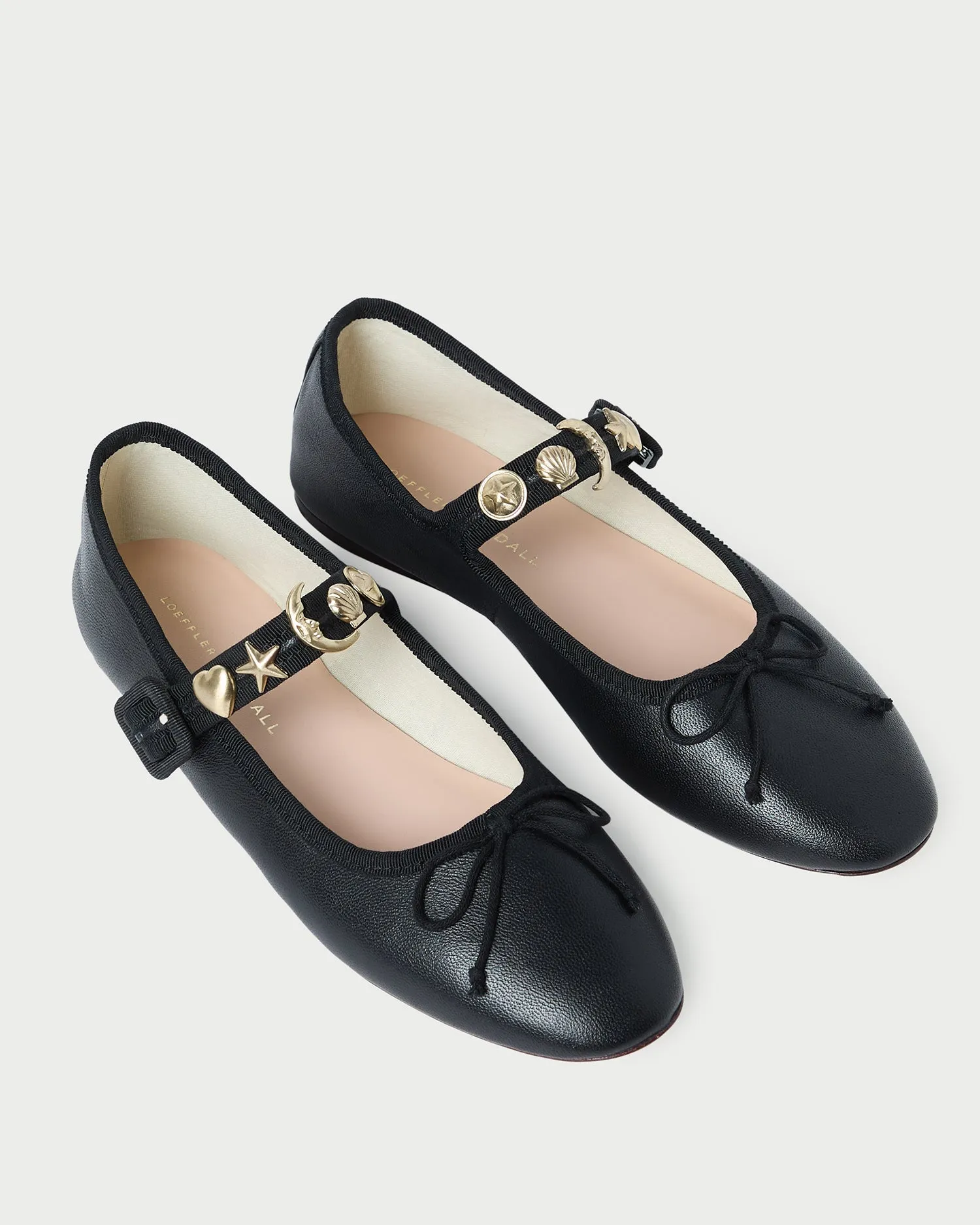 Chiara Black Leather Mary Jane -LOEFFLER RANDALL