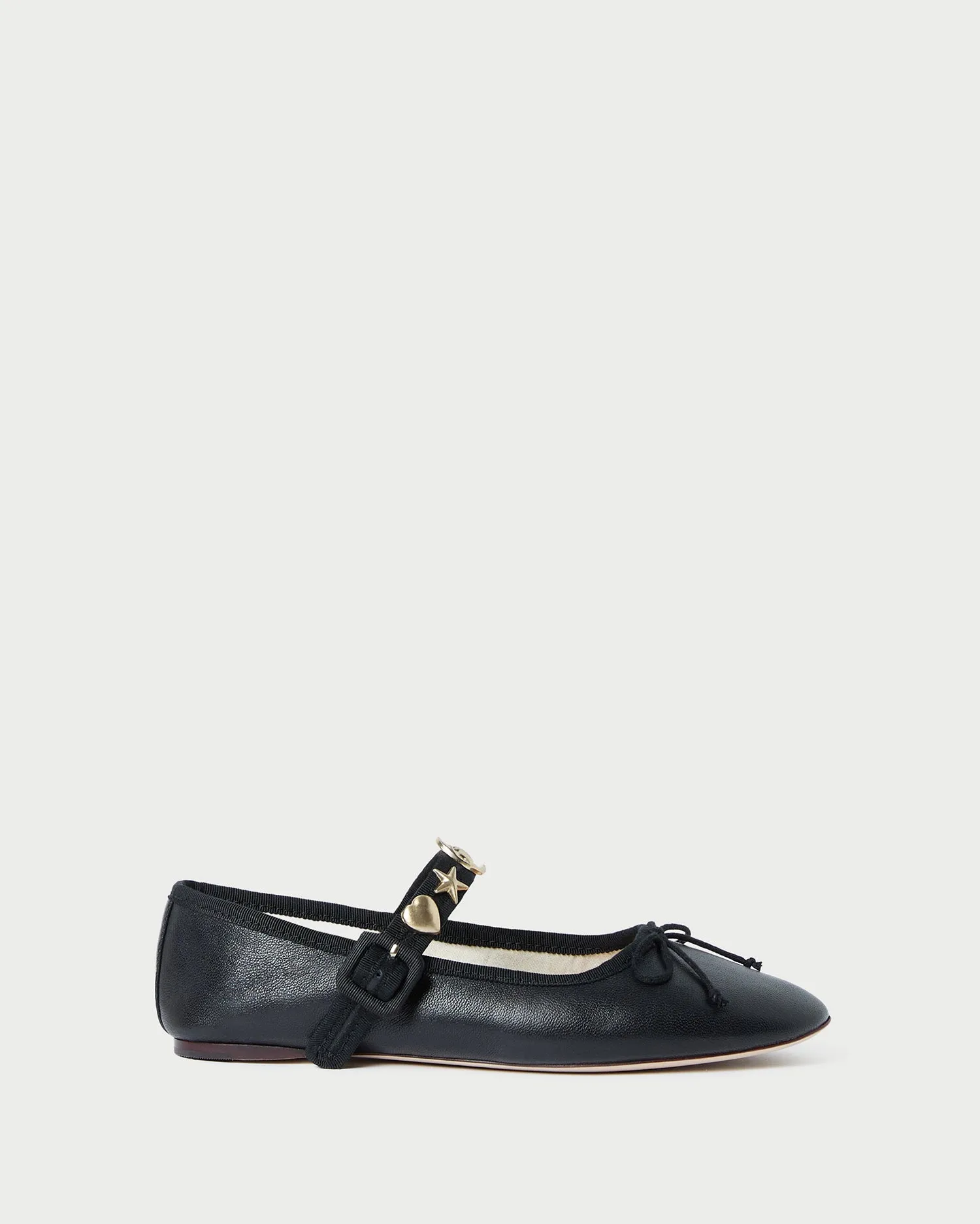 Chiara Black Leather Mary Jane -LOEFFLER RANDALL