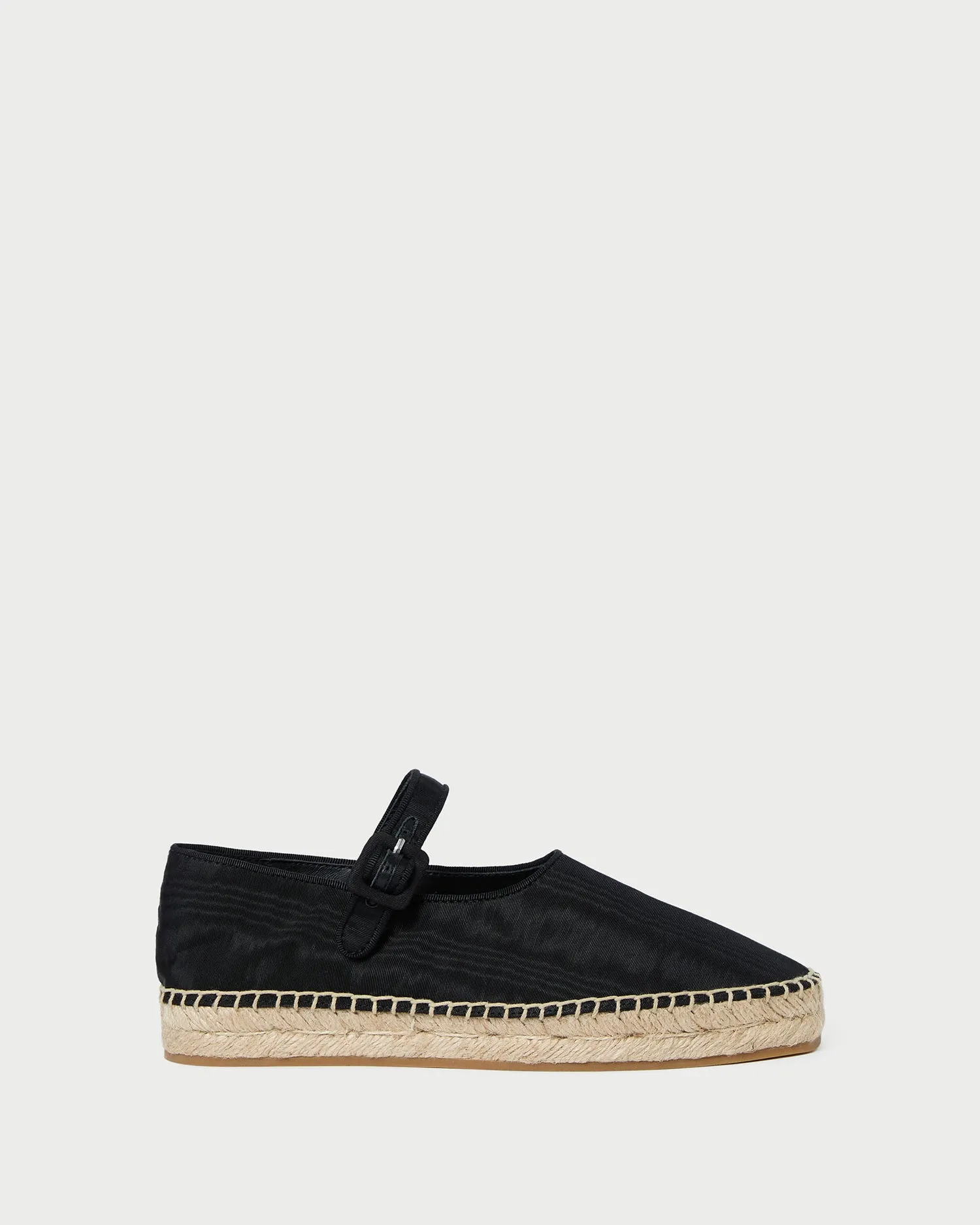 Clover Black Moiré Espadrille -LOEFFLER RANDALL