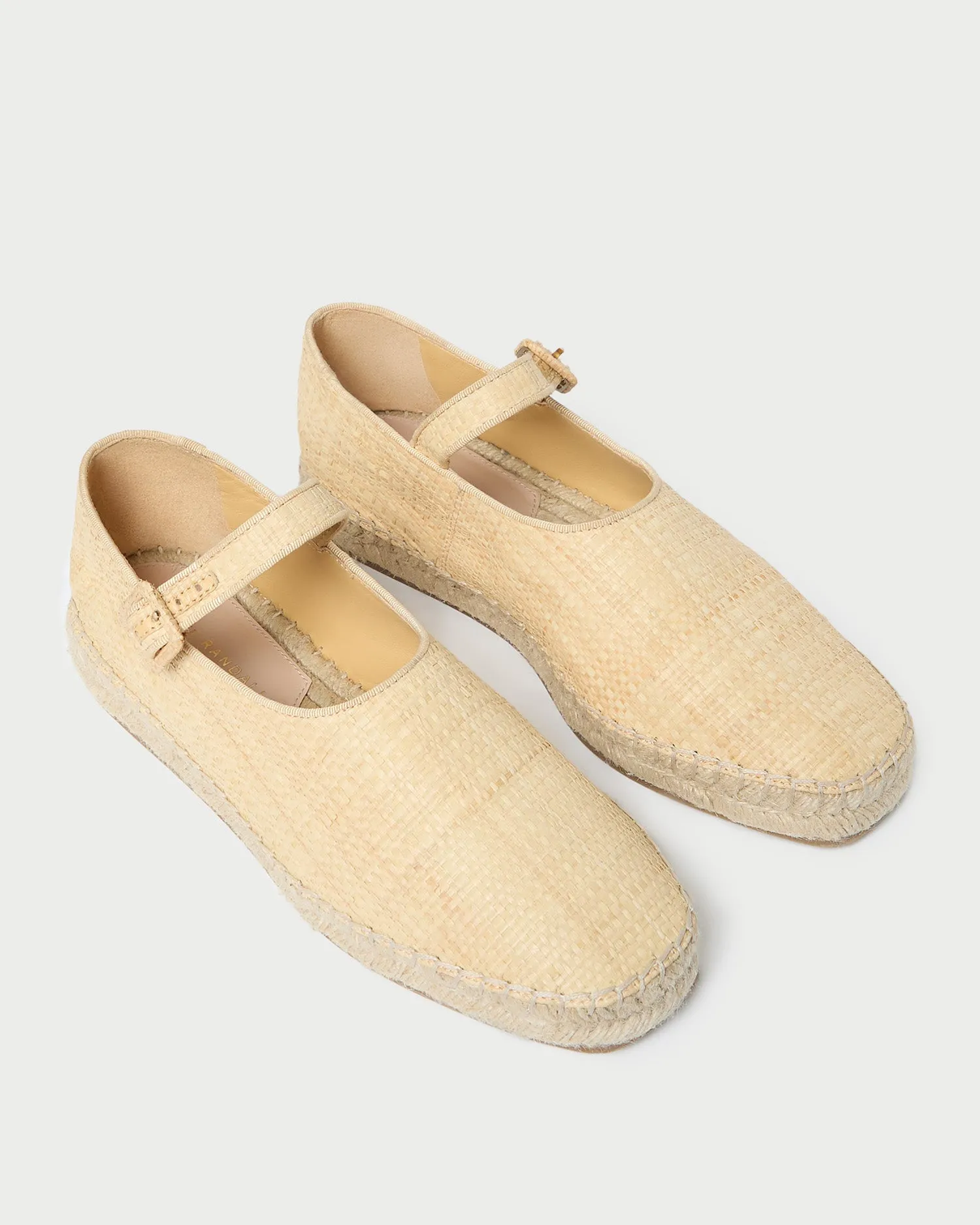 Clover Natural Raffia Espadrille -LOEFFLER RANDALL