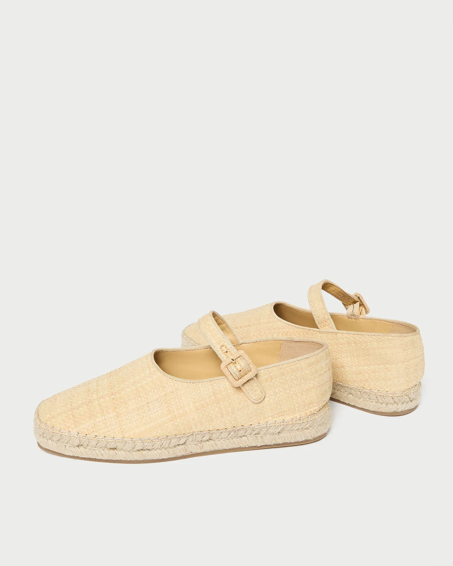 Clover Natural Raffia Espadrille -LOEFFLER RANDALL