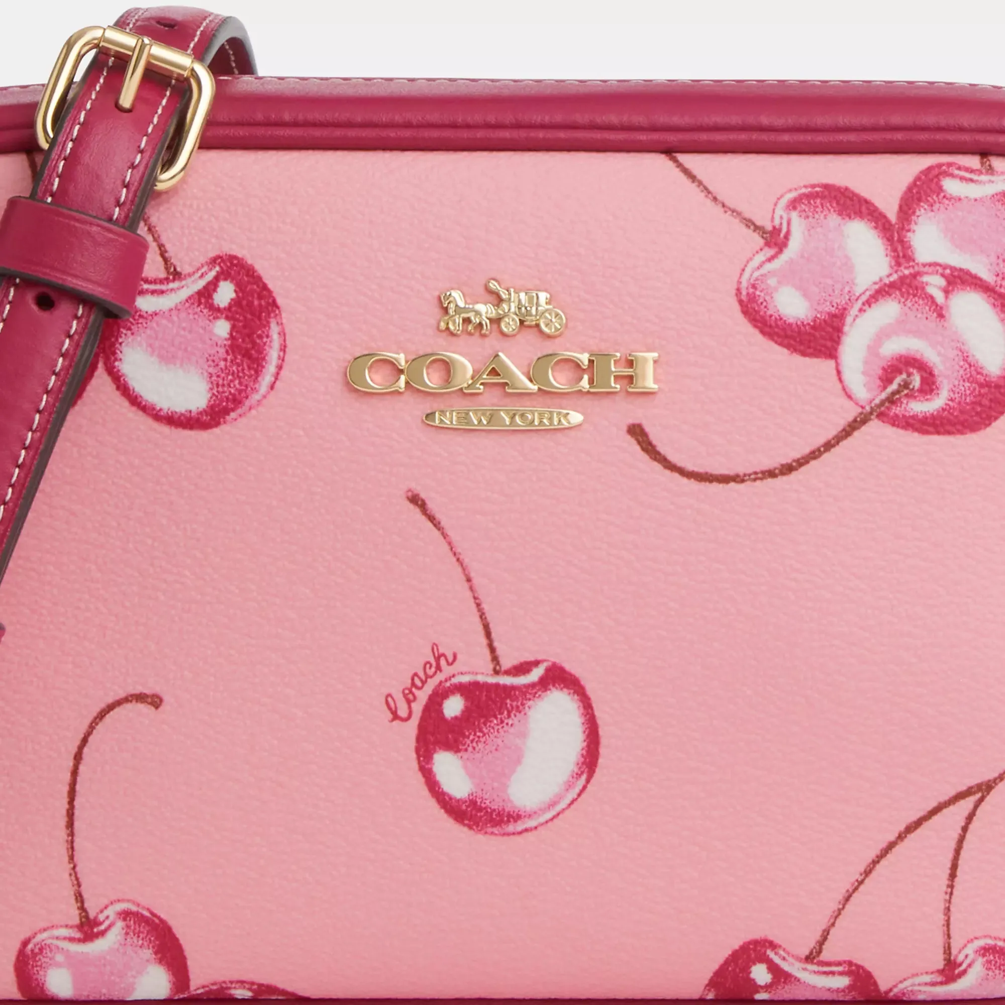 Coach Outlet Mini Jamie Camera Bag With Cherry Print