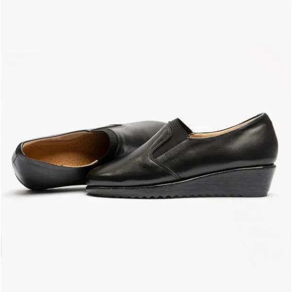 Comfortology BELINDA Womens Leather Shoes Black