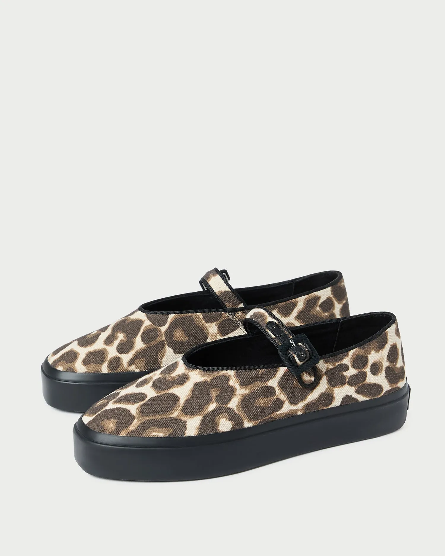 Cooper Leopard Mary Jane Sneaker -LOEFFLER RANDALL
