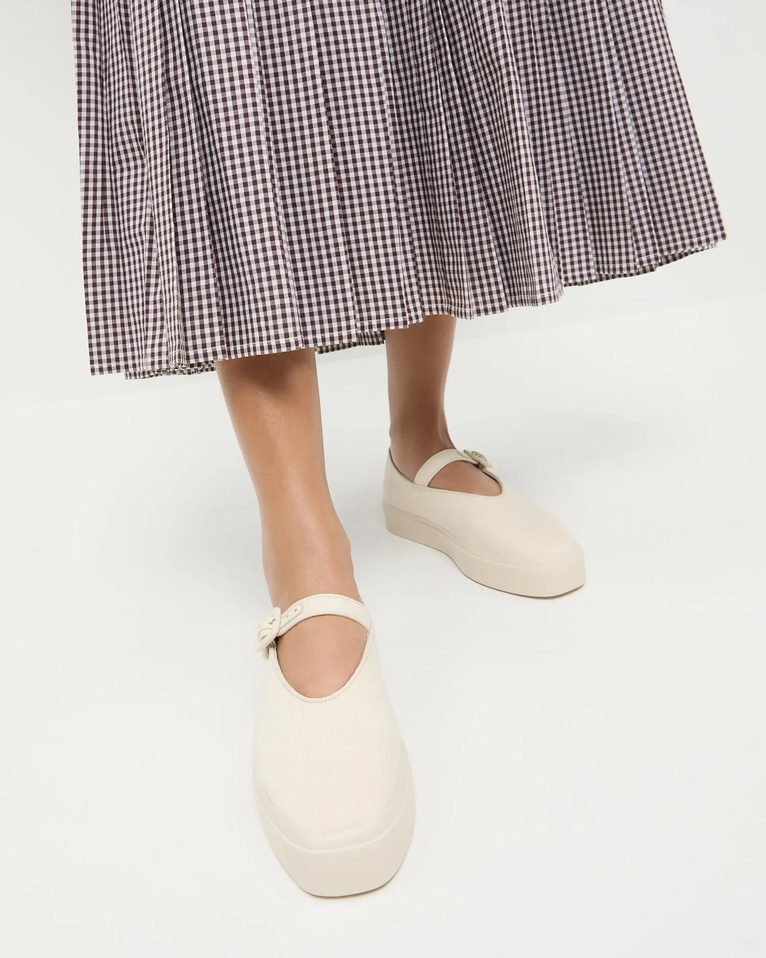 Cooper Natural Mary Jane Sneaker -LOEFFLER RANDALL