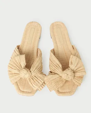Daphne Natural Bow Slide -LOEFFLER RANDALL