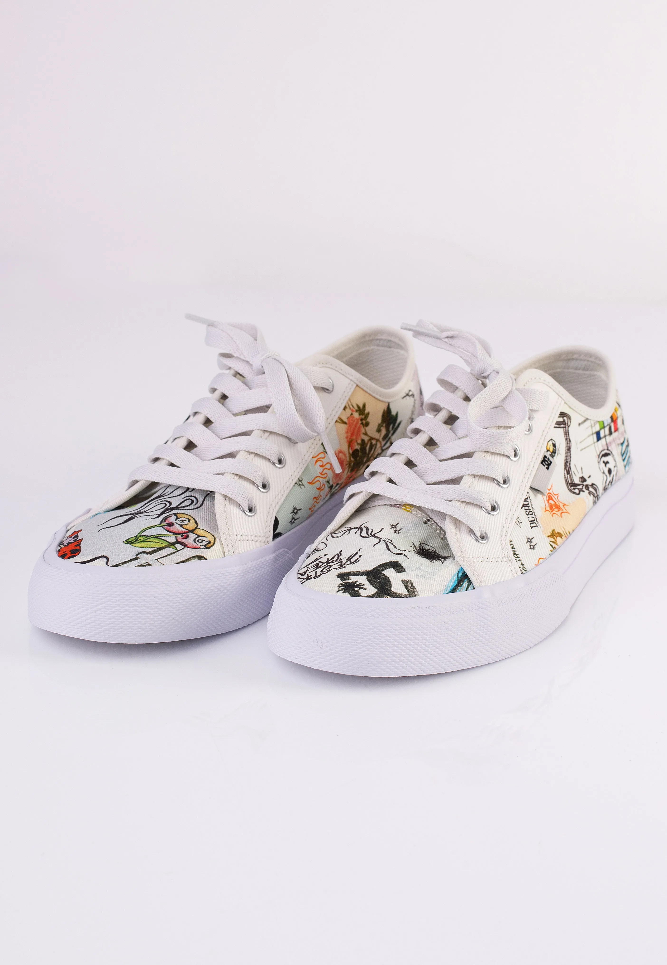 DC - Manual TXSE White/White Print - Shoes