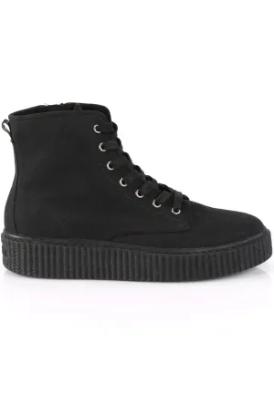 DemoniaCult - Sneeker 201 Black Canvas  - Shoes