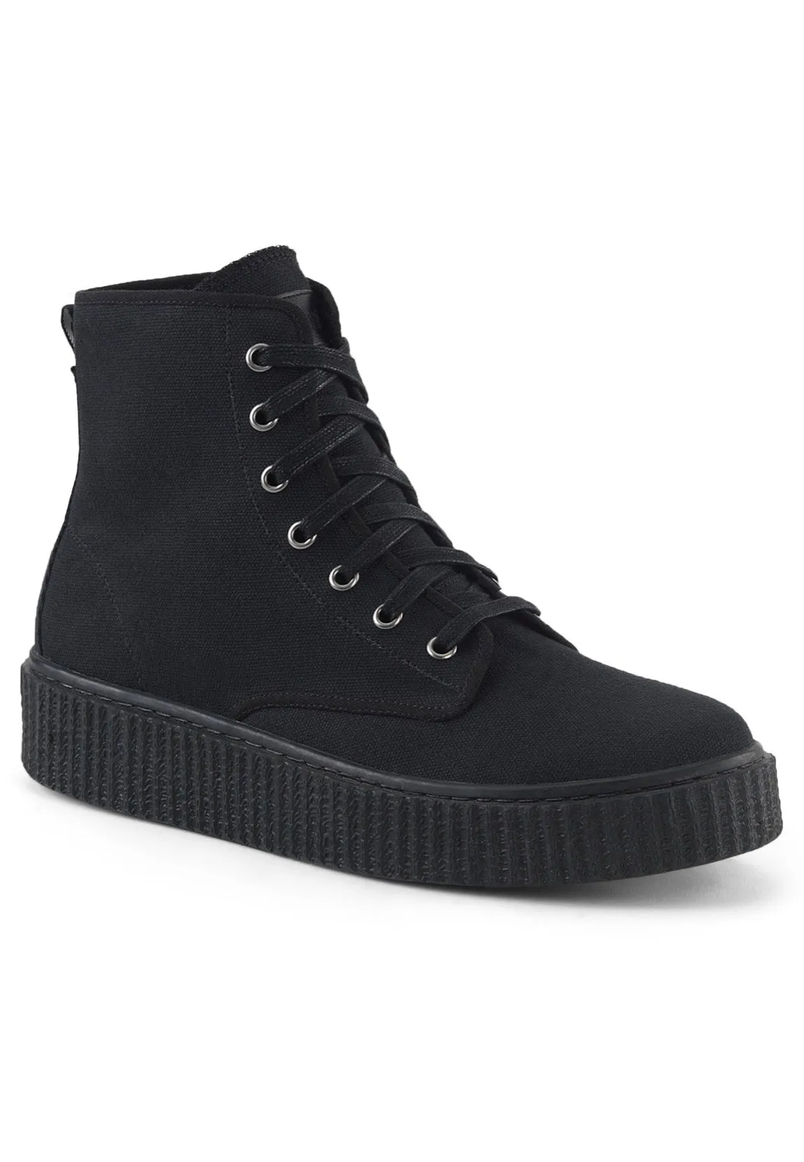 DemoniaCult - Sneeker 201 Black Canvas  - Shoes