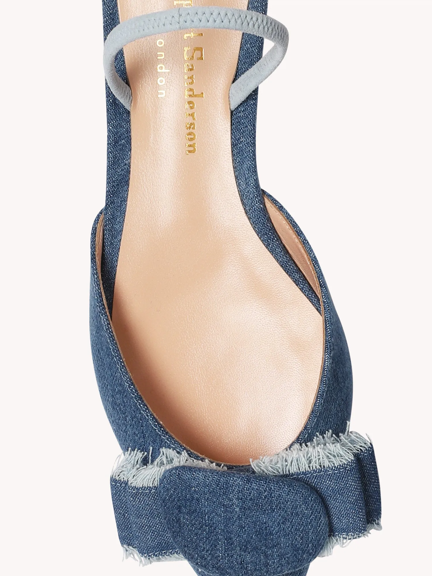 DENIM FRAY BELINDA FLAT