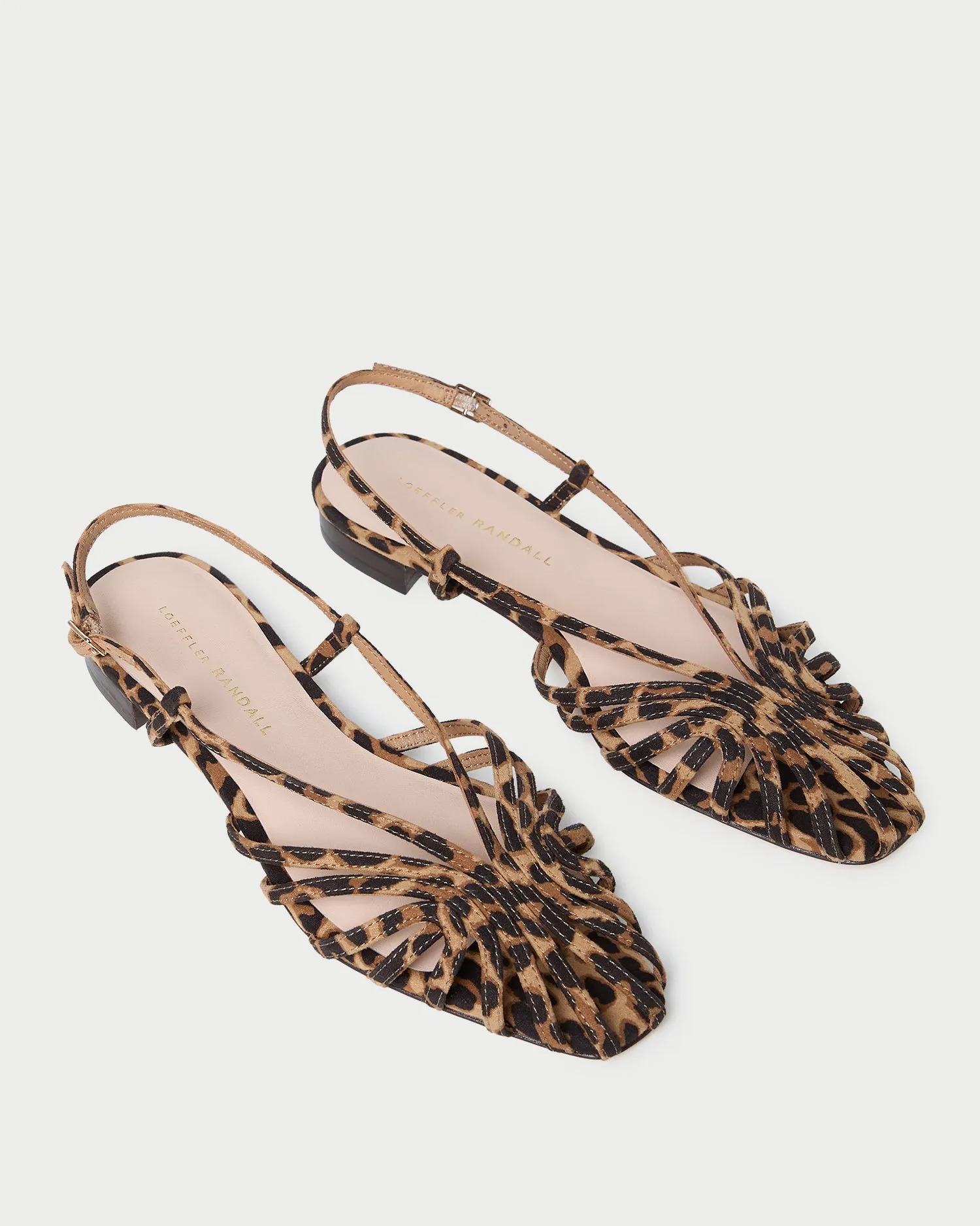Devon Leopard Slingback Sandal -LOEFFLER RANDALL
