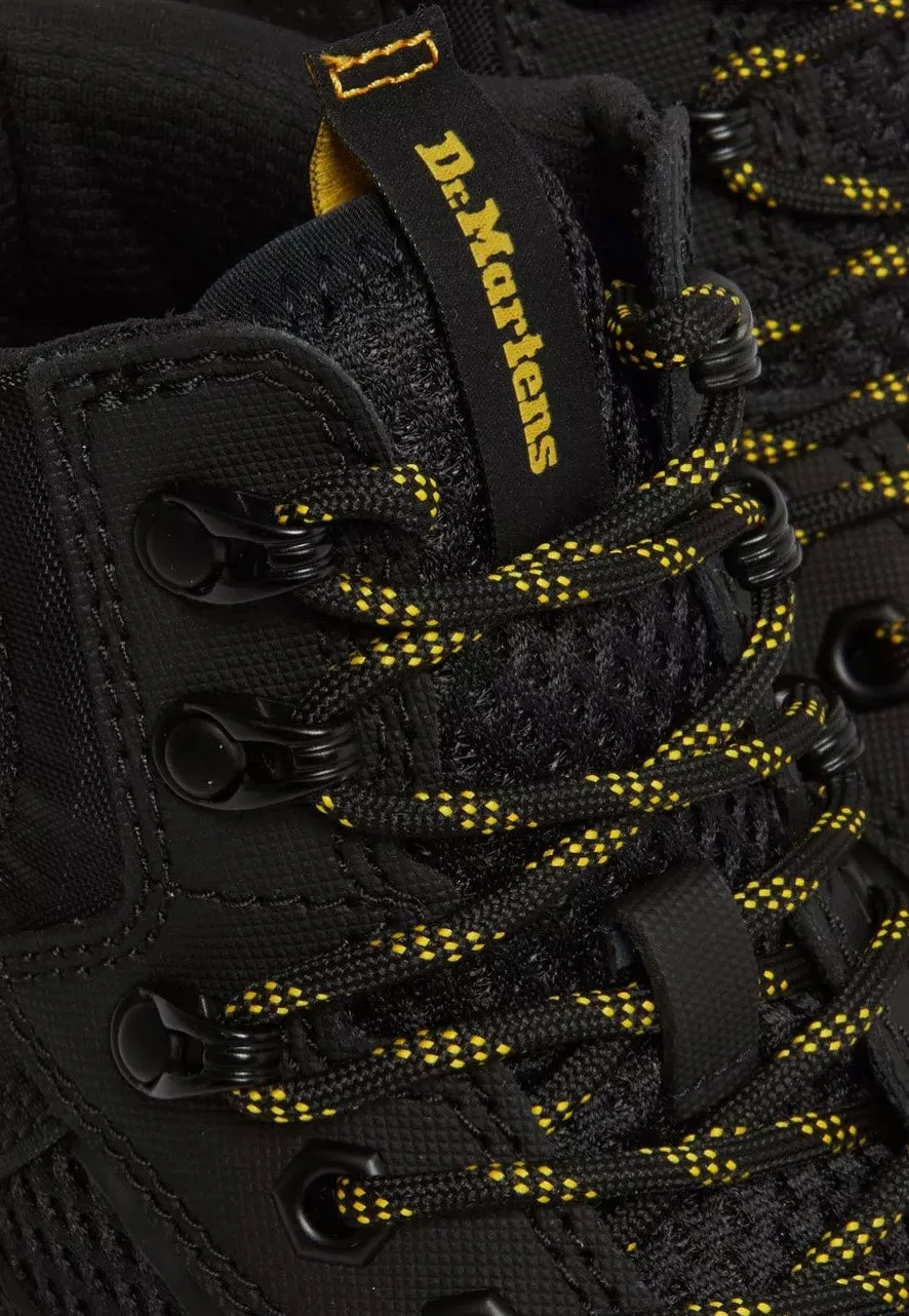 Dr. Martens - Rilla Black Ajax/Perf Spacer/Dot Emboss Poly/Hub Ripstop - Shoes
