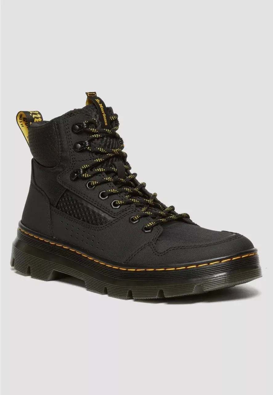 Dr. Martens - Rilla Black Ajax/Perf Spacer/Dot Emboss Poly/Hub Ripstop - Shoes