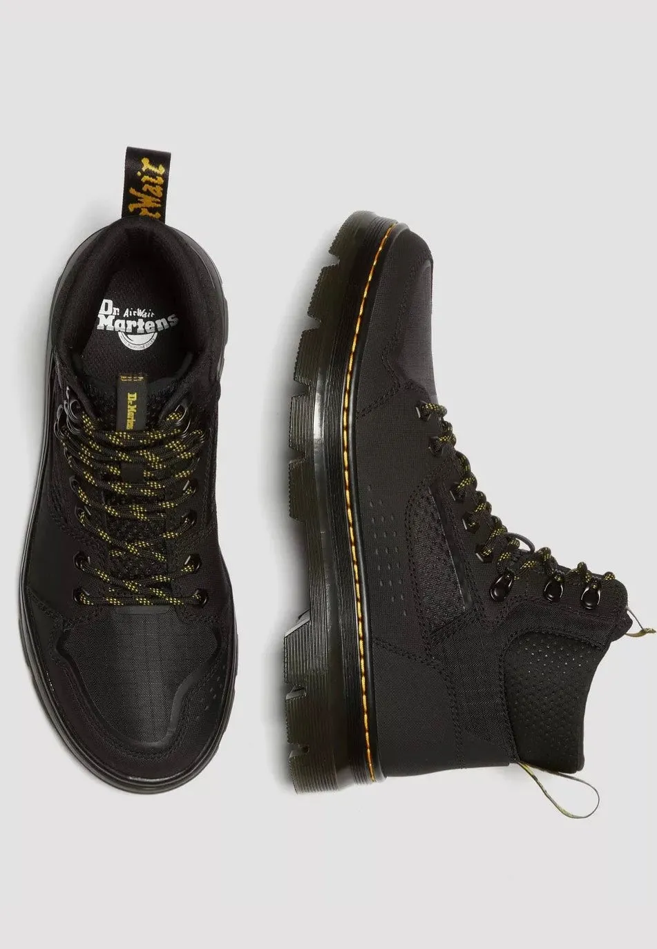 Dr. Martens - Rilla Black Ajax/Perf Spacer/Dot Emboss Poly/Hub Ripstop - Shoes
