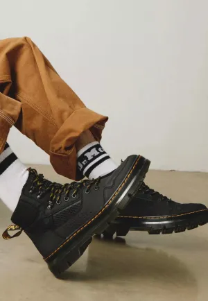 Dr. Martens - Rilla Black Ajax/Perf Spacer/Dot Emboss Poly/Hub Ripstop - Shoes