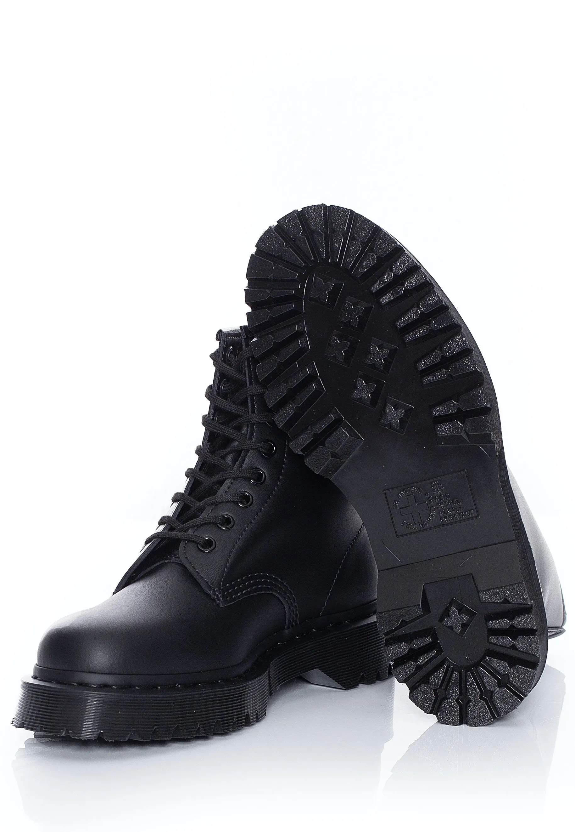 Dr. Martens - Vegan 1460 Bex Mono Black Felix Rub Off - Shoes